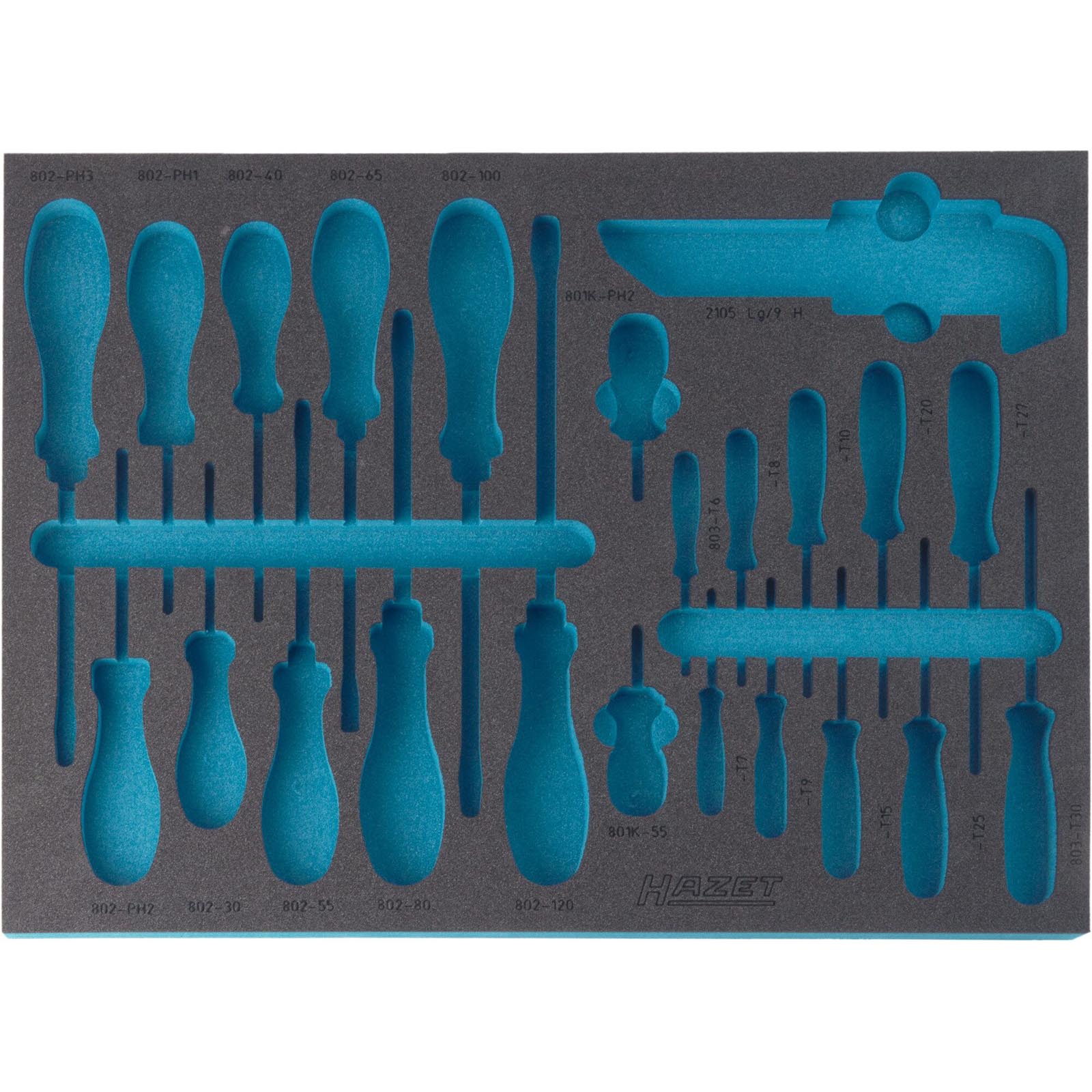 HAZET Foam Insert, assortment box