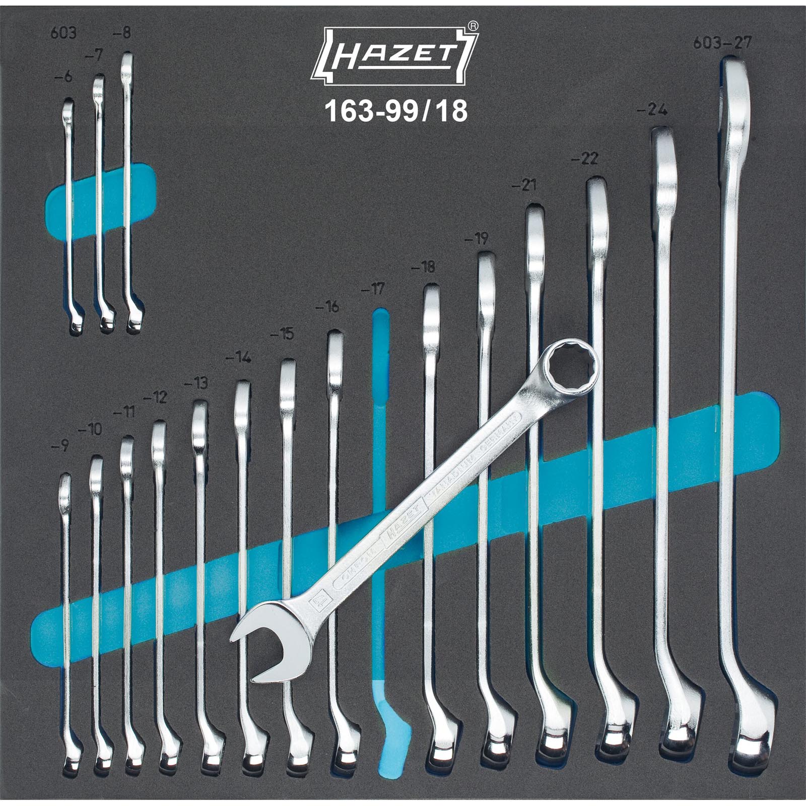 HAZET Spanner Set, ring / open ended