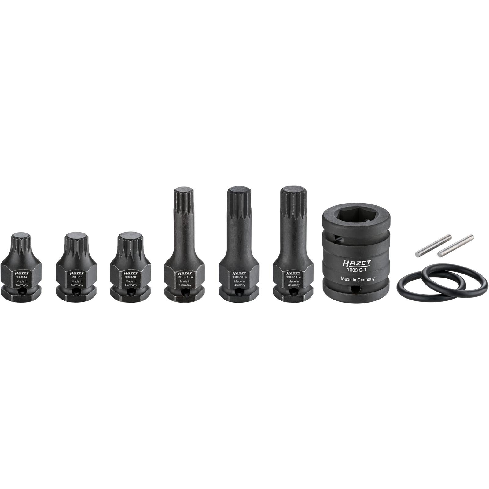 HAZET Power Socket Set XZN, Safety-Insert-System