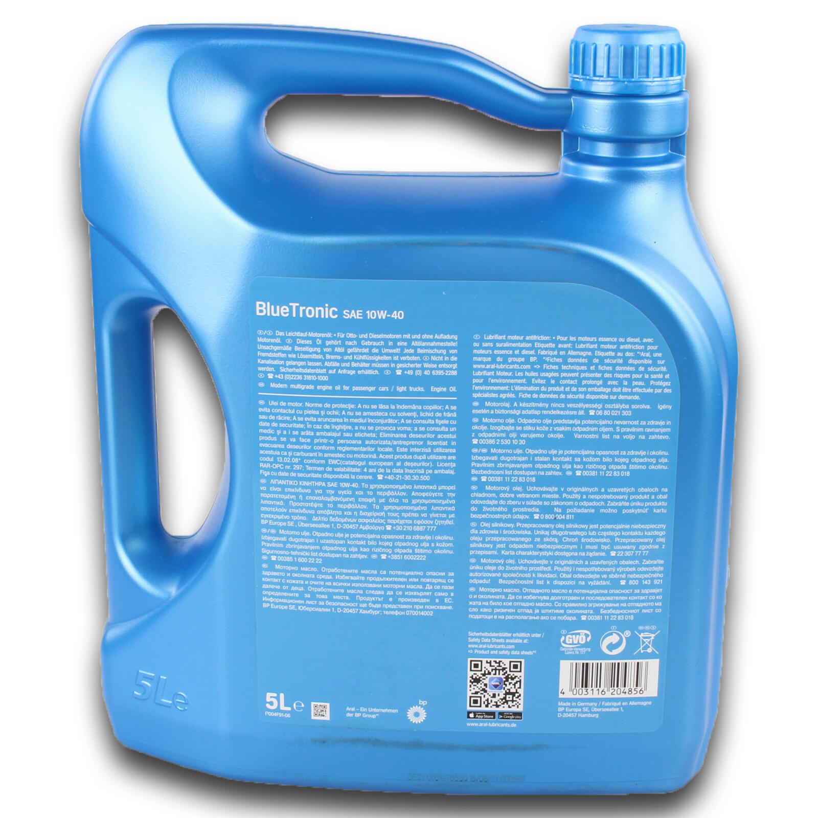 5L Aral BlueTronic Motoröl 10W-40