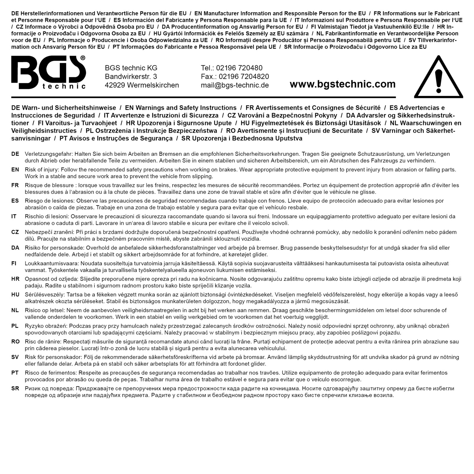 Bremskolben-Rückstell-Satz | für Iveco | 7-tlg.