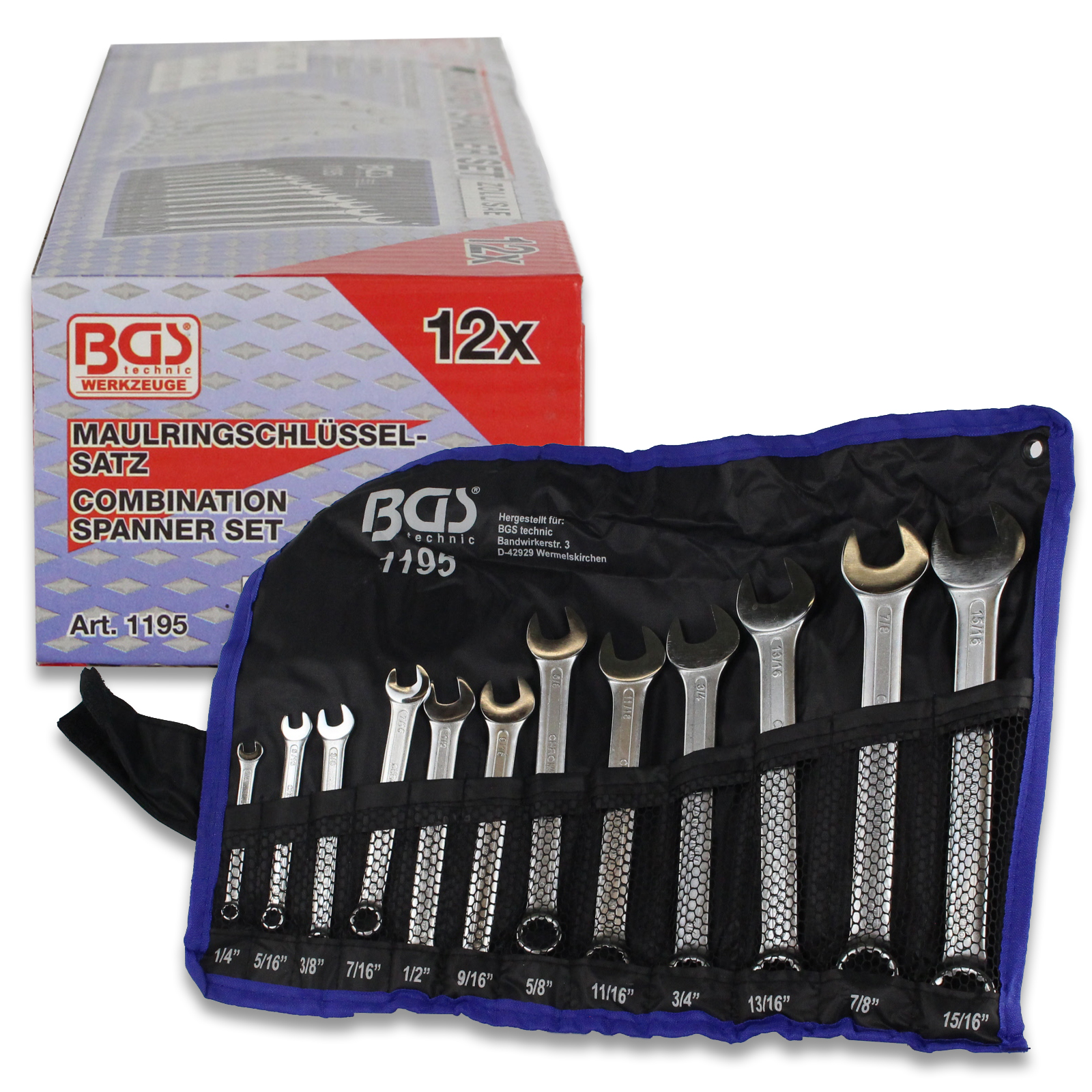 BGS Spanner Set, ring / open ended