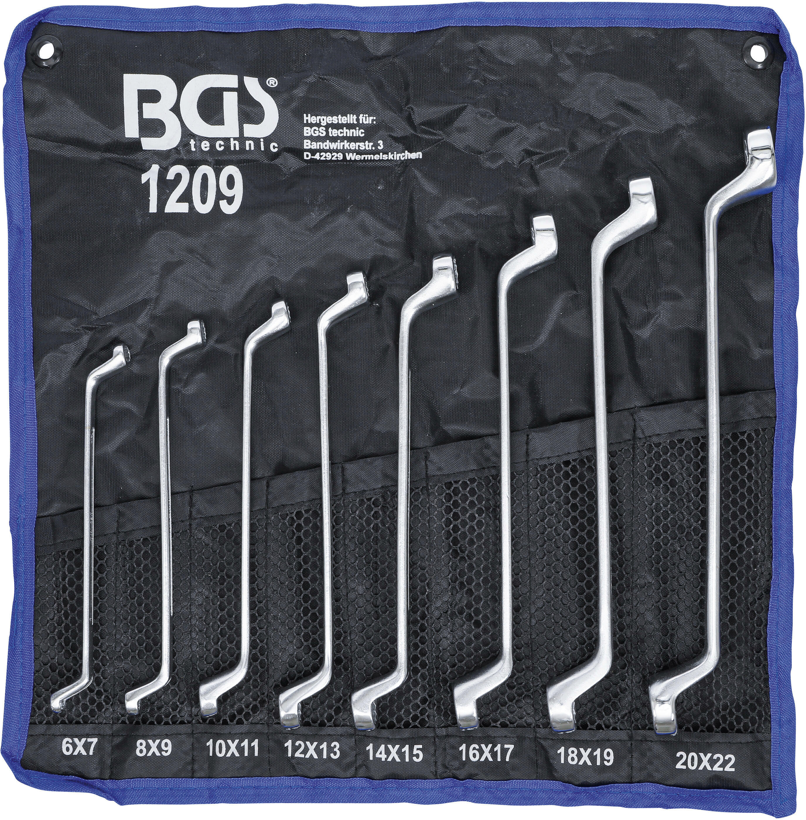 BGS Double Ring Spanner Set