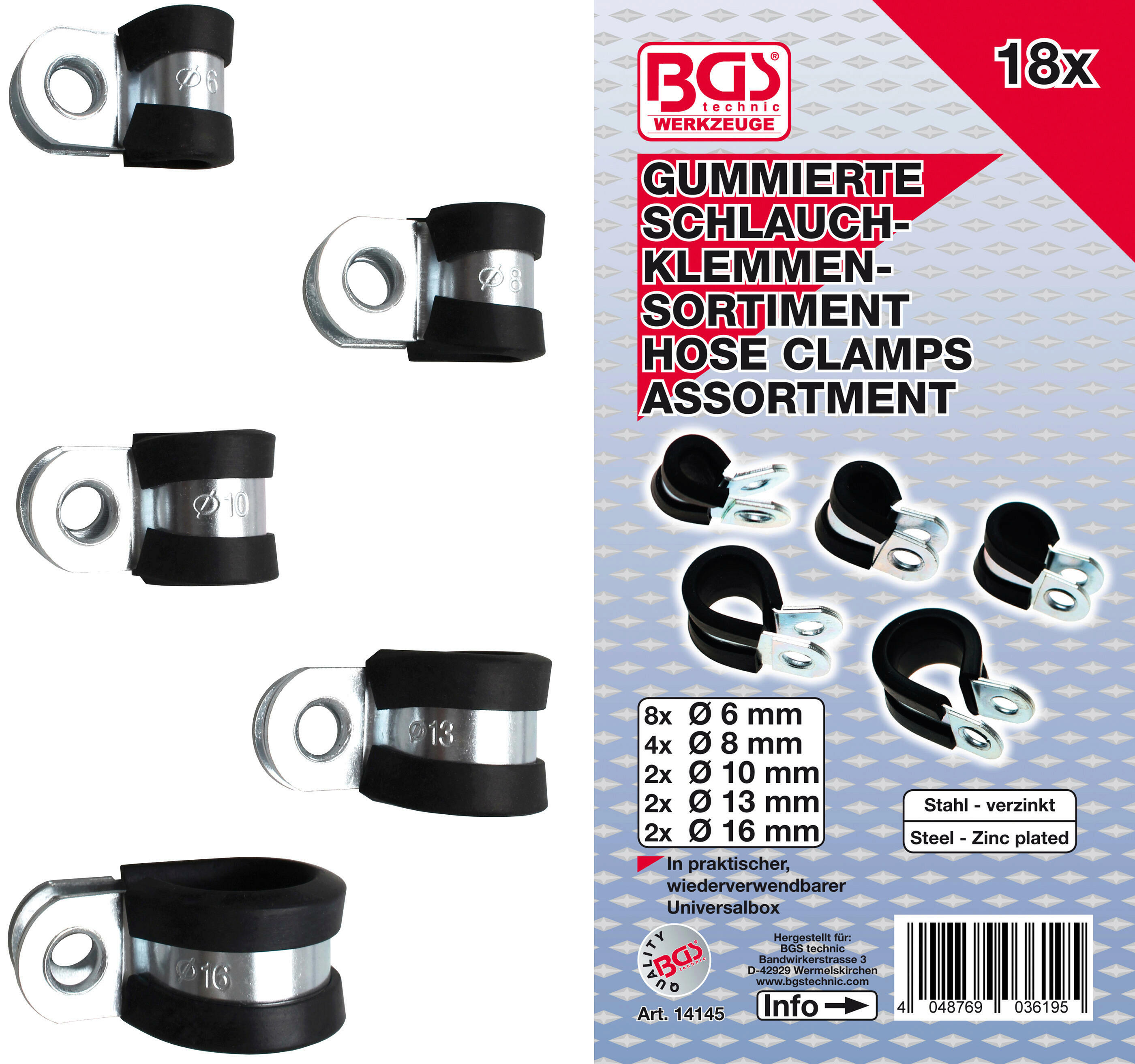 BGS Assortment, hose clamps