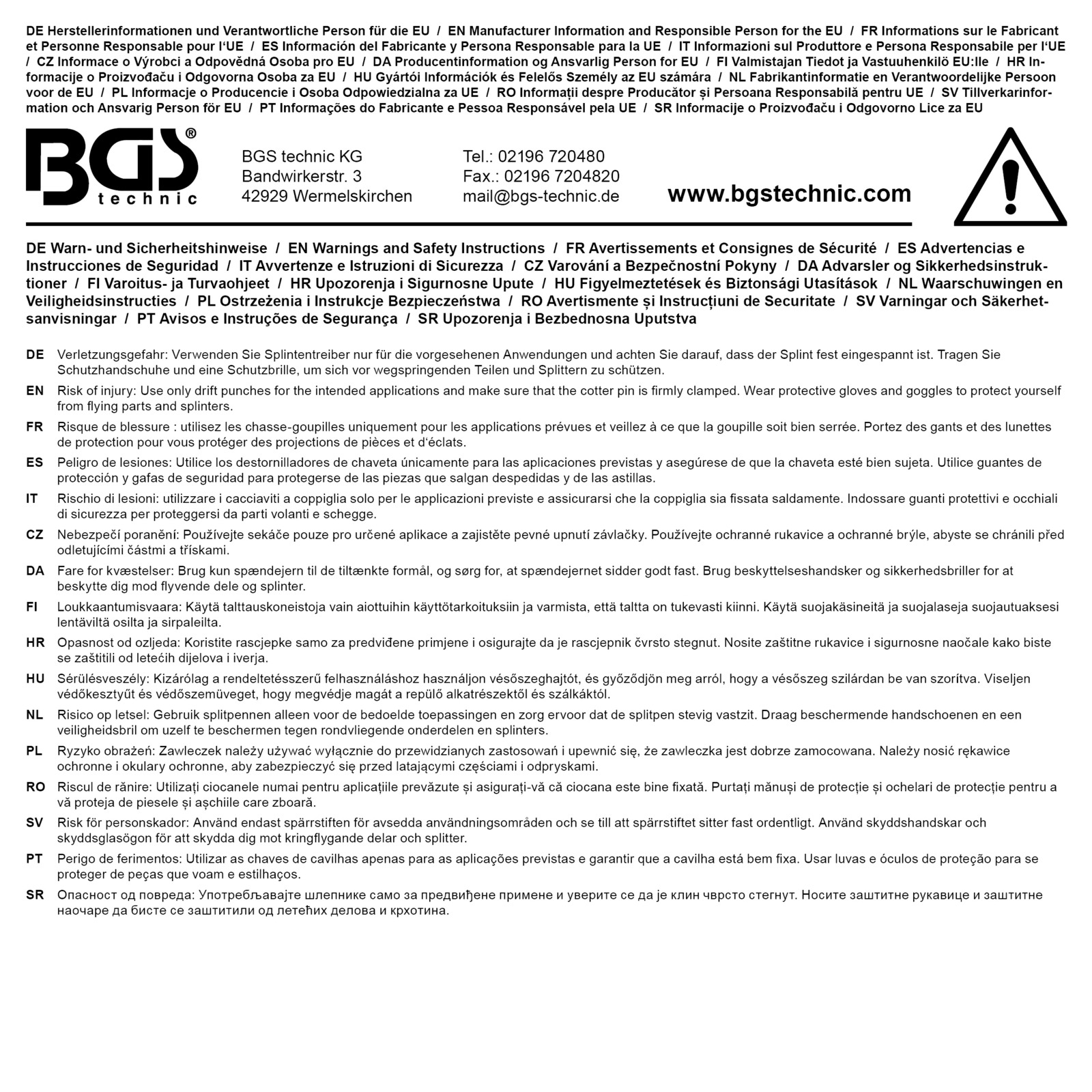 Splintentreiber | 150 mm | 5 mm