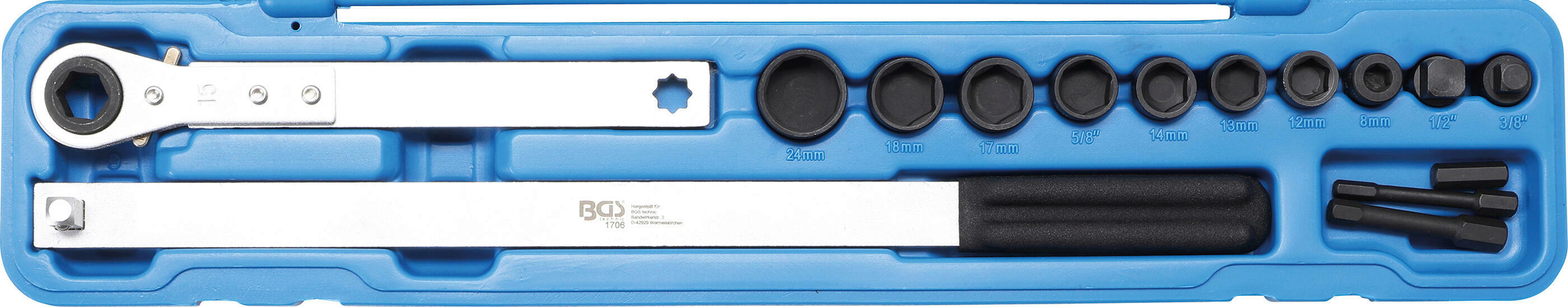 BGS Mounting Tool Set, V-ribbed belt