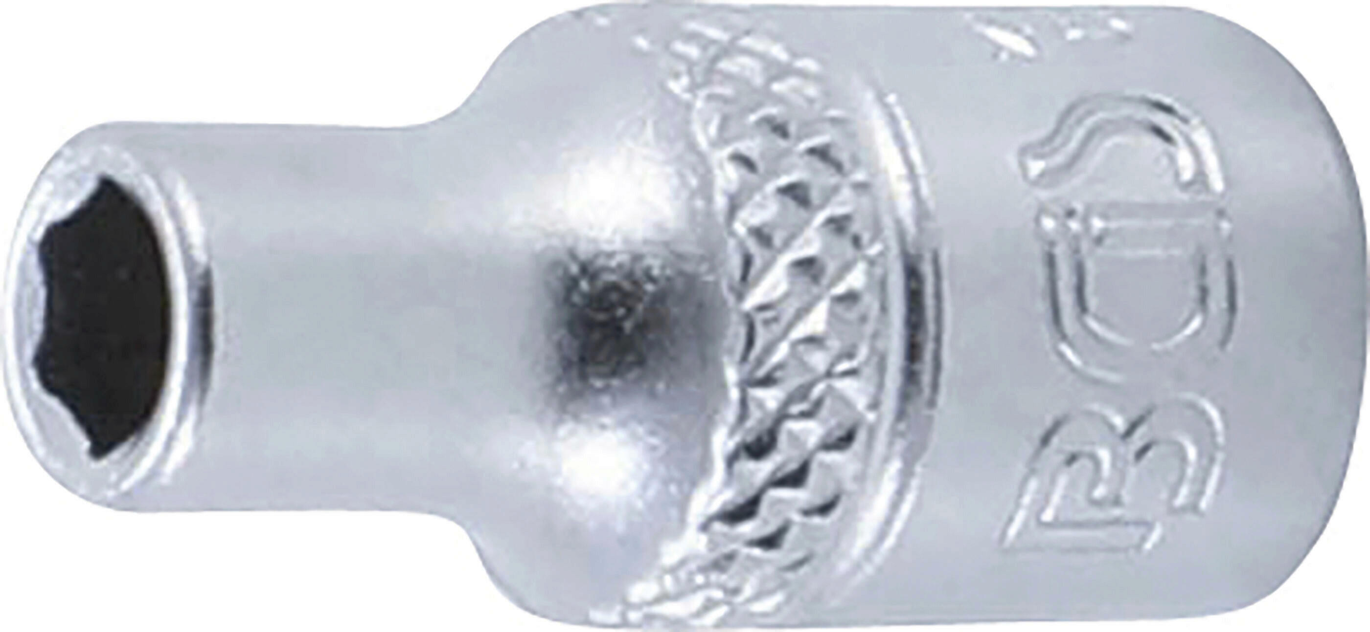 Steckschlüssel-Einsatz Sechskant | Antrieb Innenvierkant 6,3 mm (1/4") | SW 4,5 mm