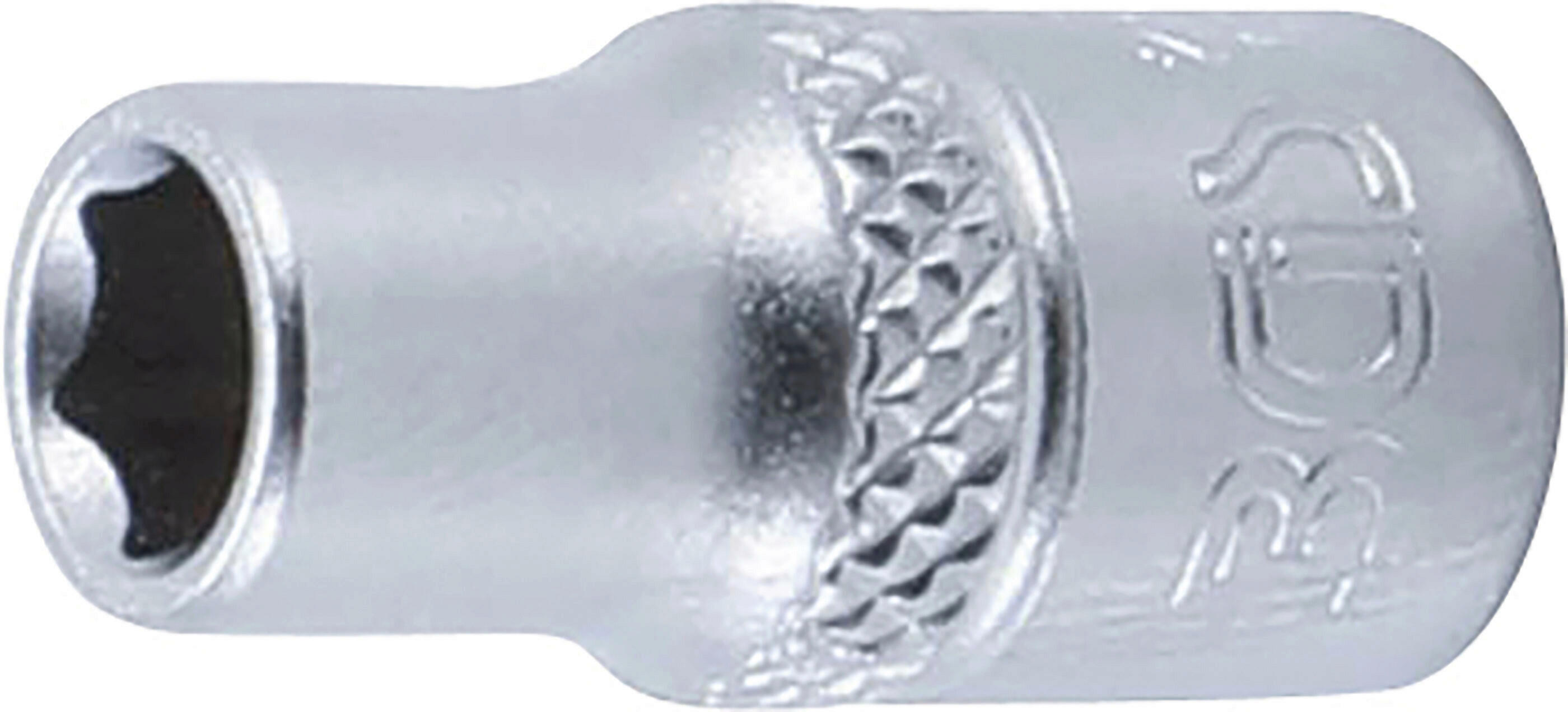 Steckschlüssel-Einsatz Sechskant | Antrieb Innenvierkant 6,3 mm (1/4") | SW 6 mm