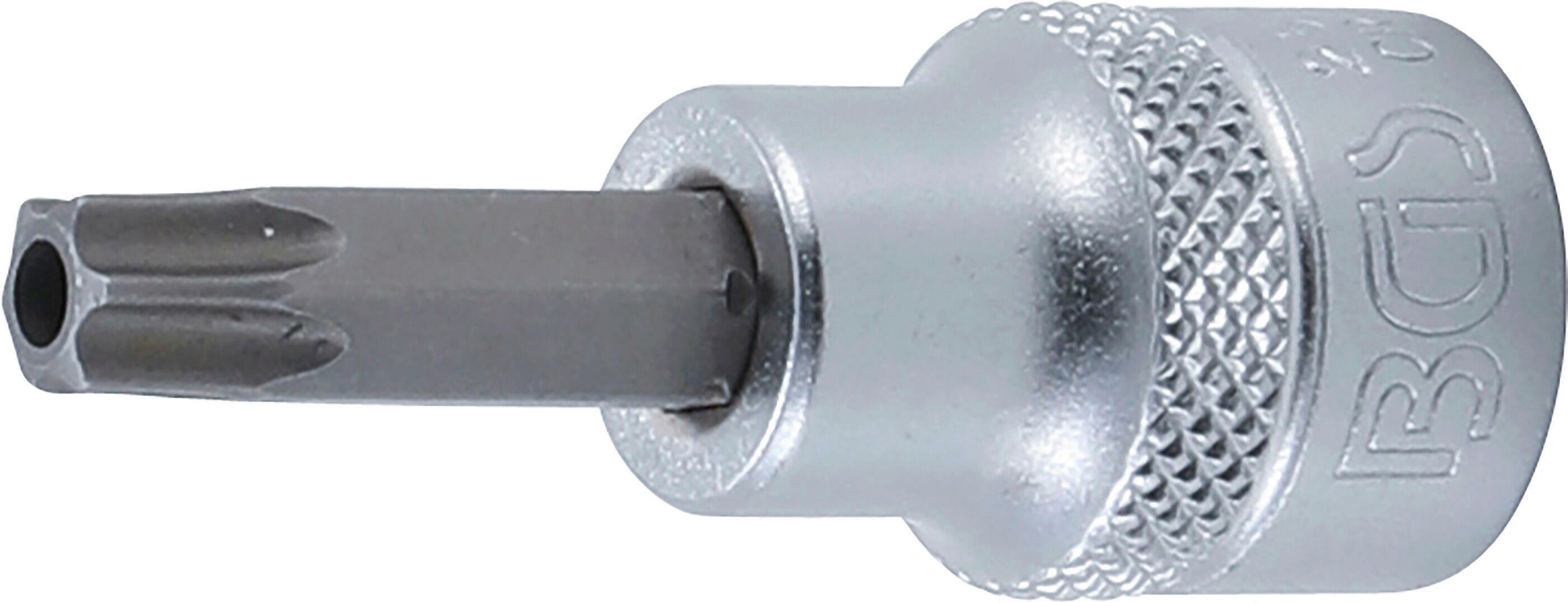 Bit-Einsatz | Antrieb Innenvierkant 10 mm (3/8") | T-Profil (f&uuml;r Torx) mit Bohrung T40 2575
