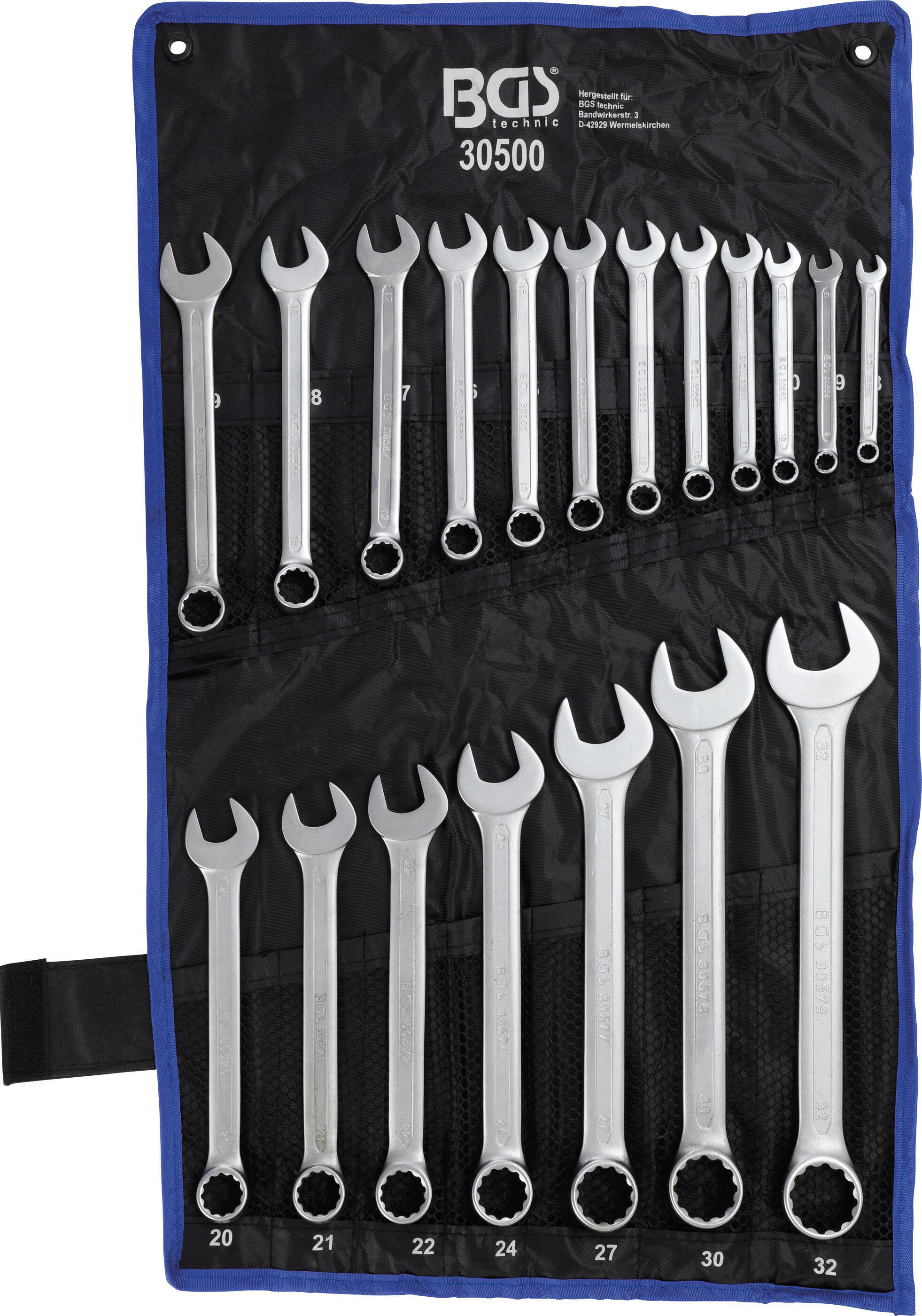 BGS Spanner Set, ring / open ended