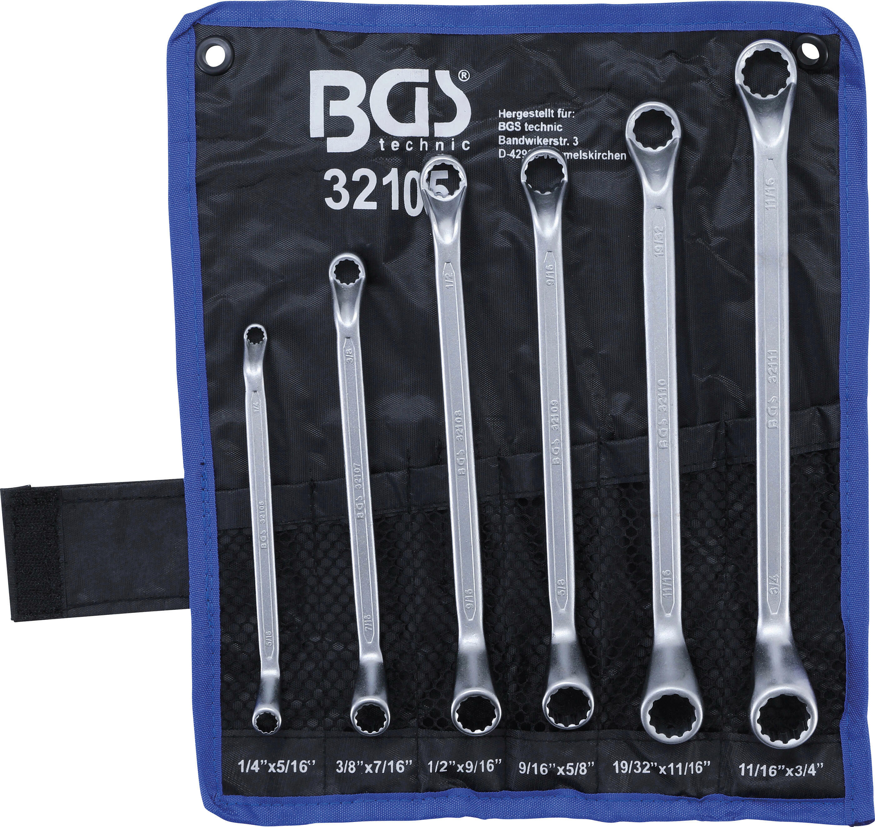 BGS Double Ring Spanner Set