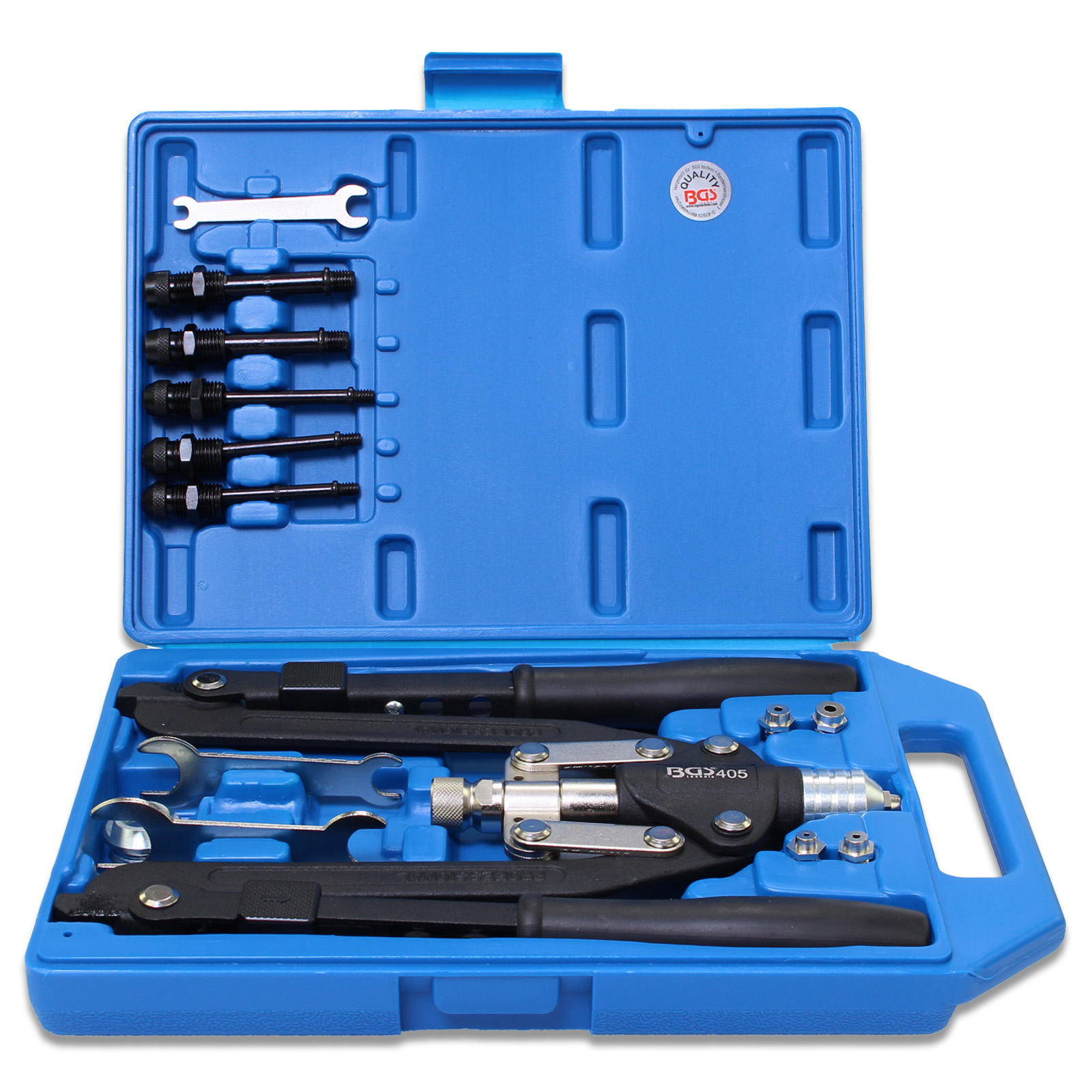 Profi-Nietzangen-Satz | Langarm | 3,2 - 6,4 mm