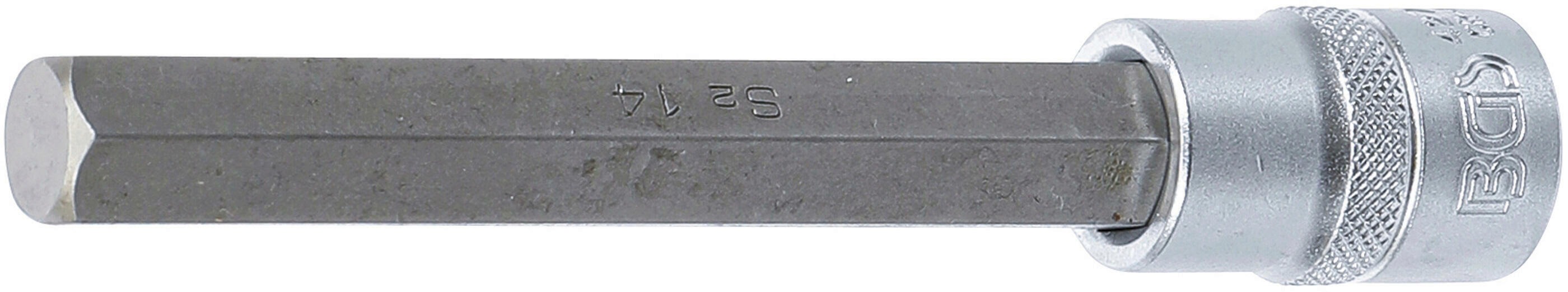 Bit-Einsatz | Länge 140 mm | Antrieb Innenvierkant 12,5 mm (1/2") | Innensechskant 14 mm