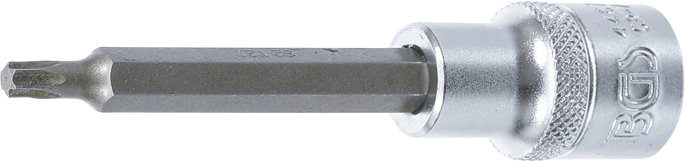 Bit-Einsatz | Länge 100 mm | Antrieb Innenvierkant 12,5 mm (1/2") | T-Profil (für Torx) T27
