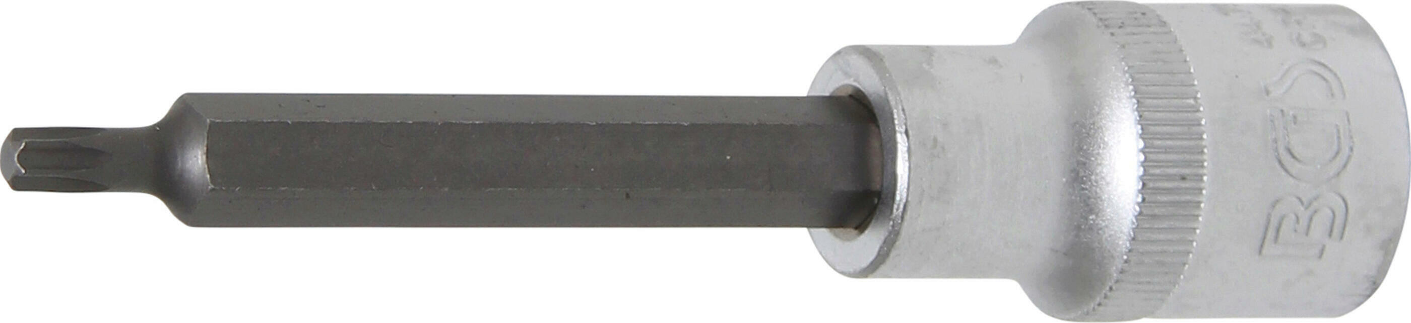 Bit-Einsatz | Länge 100 mm | Antrieb Innenvierkant 12,5 mm (1/2") | T-Profil (für Torx) T25