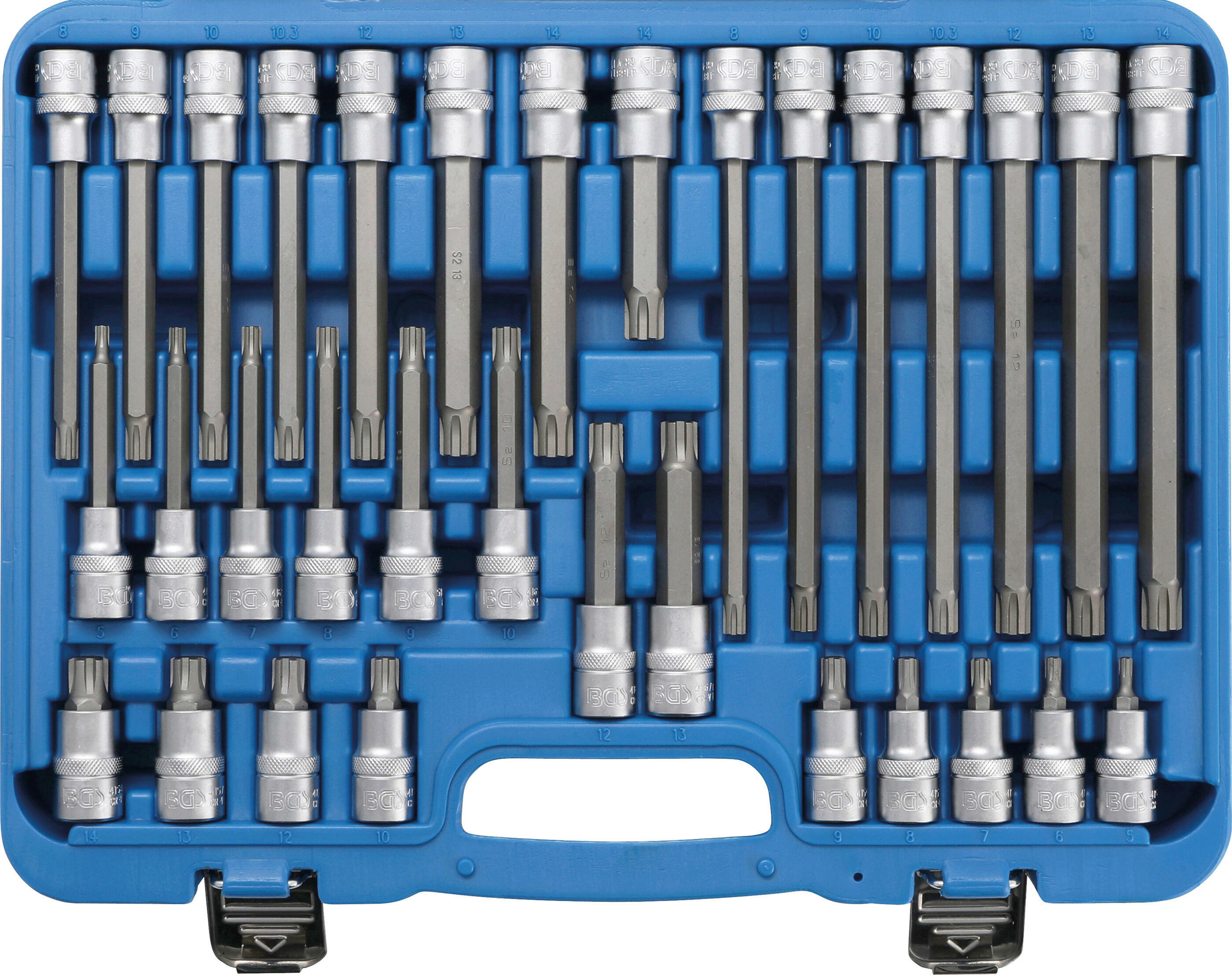Bit-Einsatz-Satz | Antrieb Innenvierkant 12,5 mm (1/2") | Keil-Profil (f...