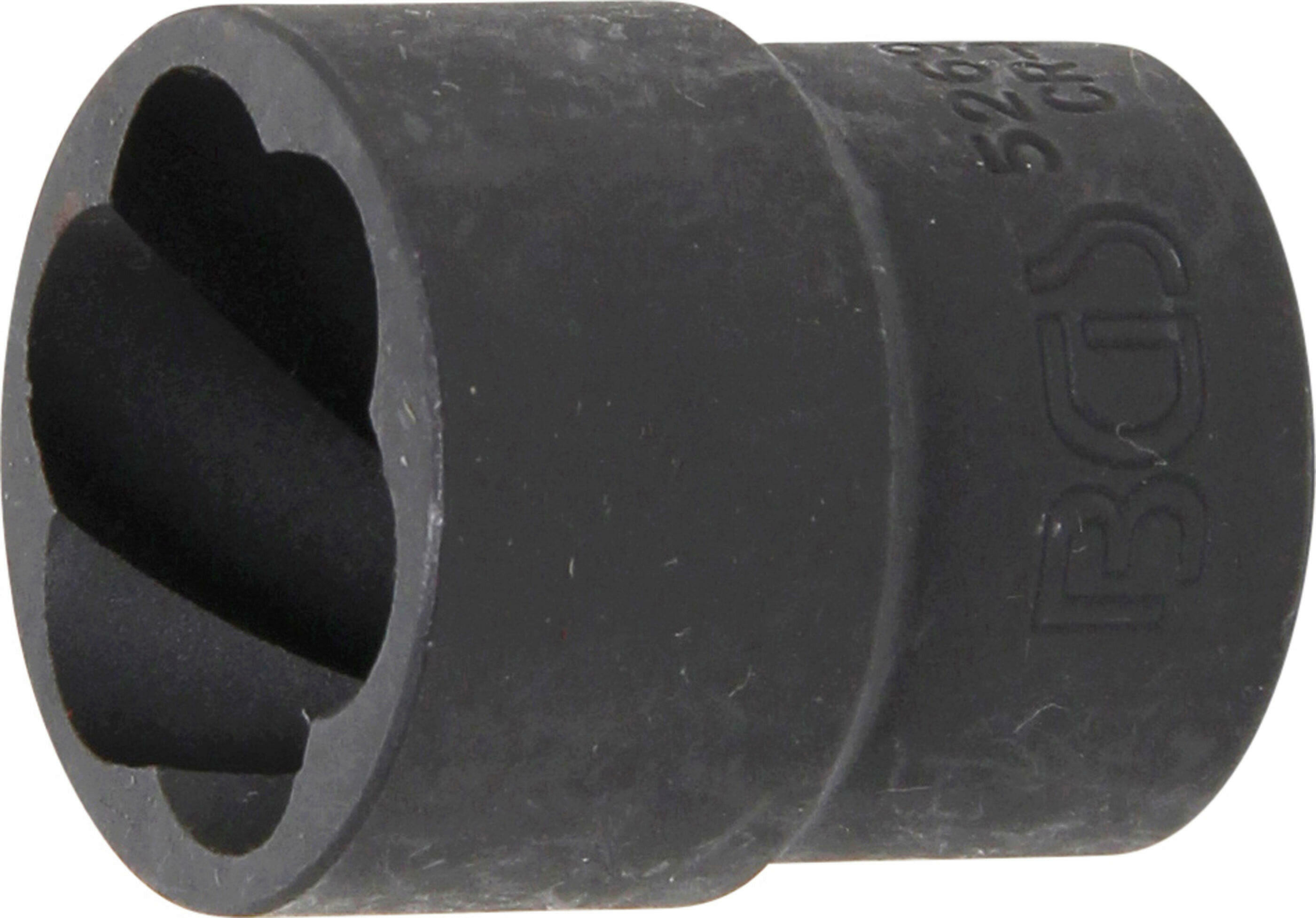 Spiral-Profil-Steckschlüssel-Einsatz / Schraubenausdreher | Antrieb Innenvierkant 12,5 mm (1/2") | SW 21 mm