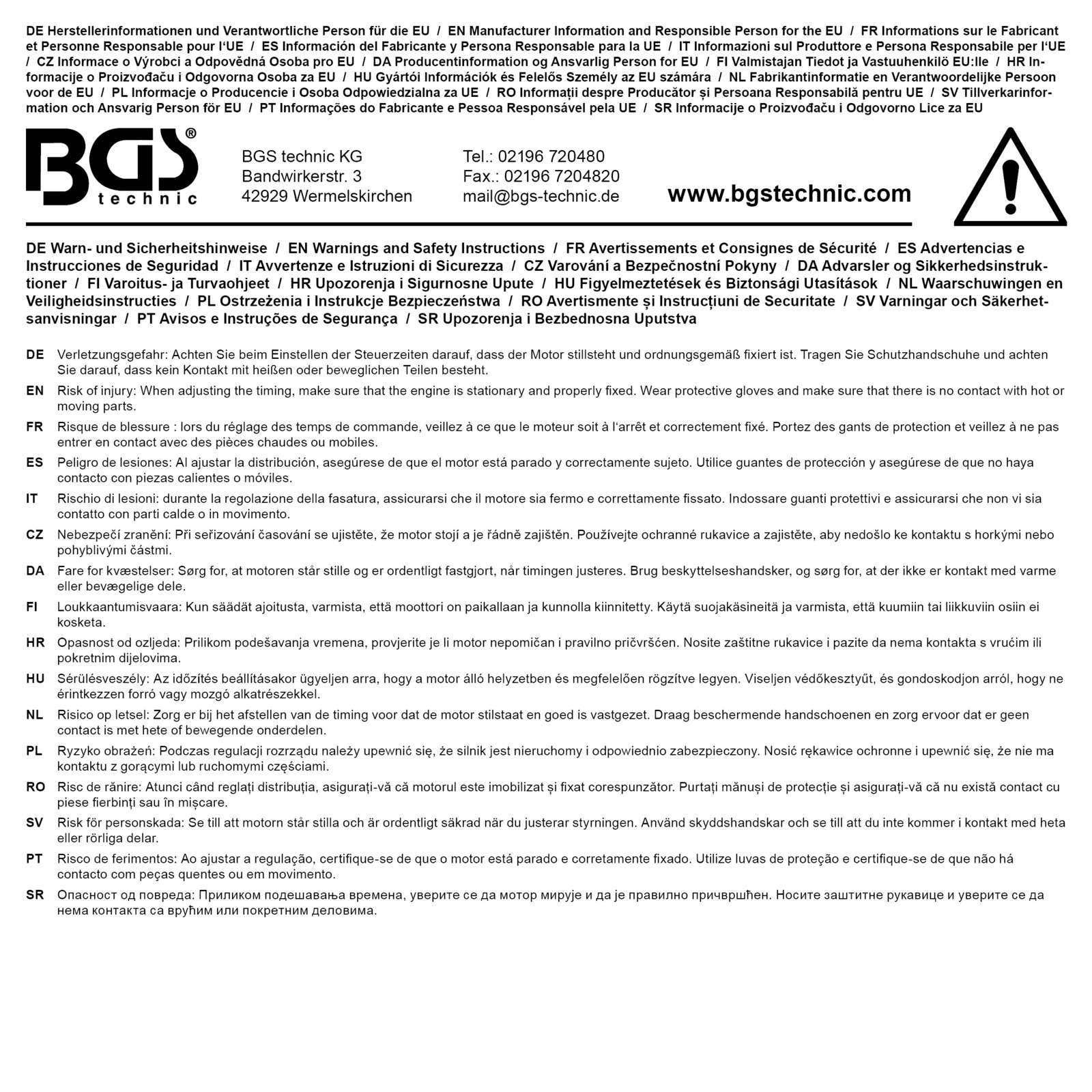 Motor-Einstellwerkzeug-Satz | für Mercedes-Benz OM651