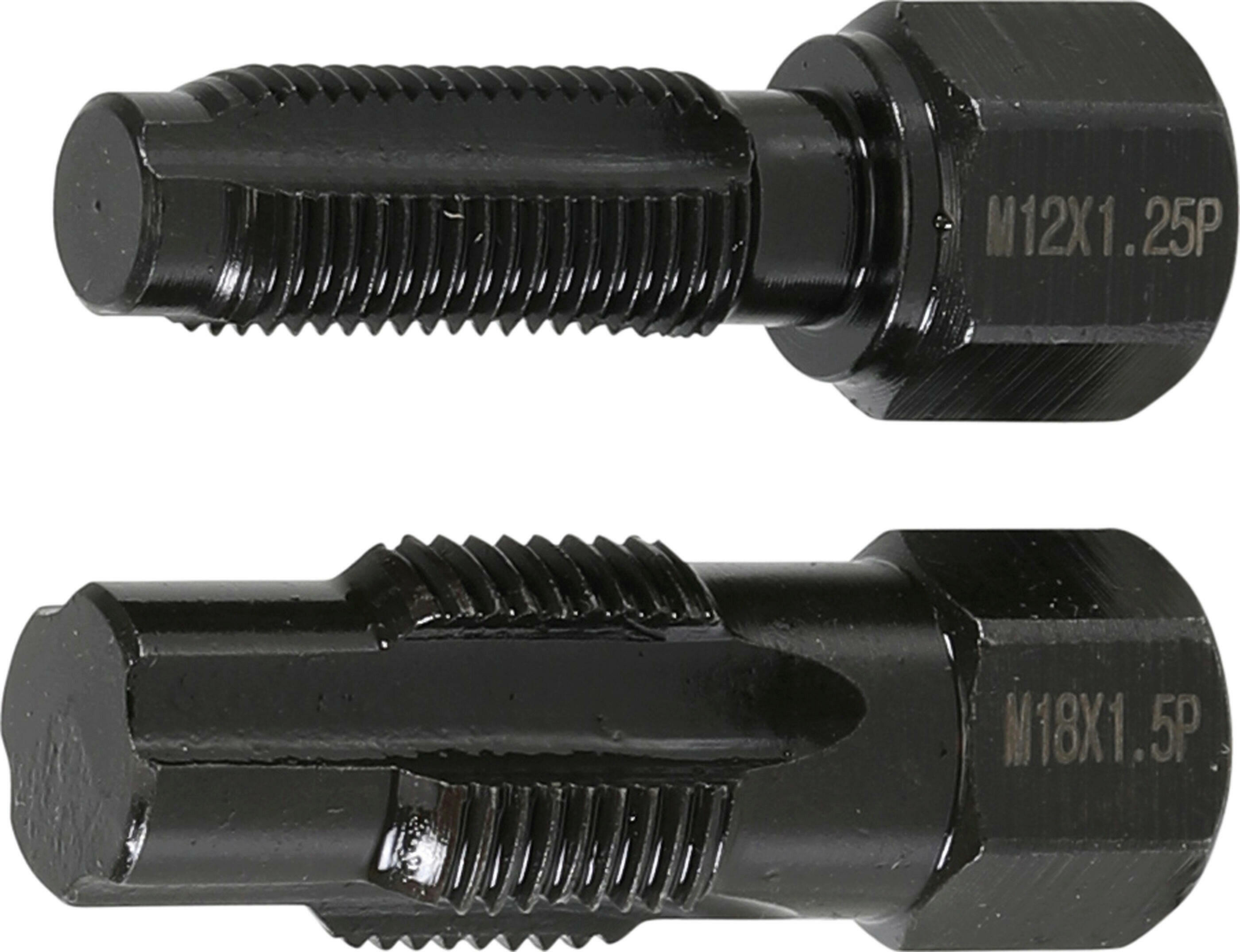 Reparaturwerkzeug für Lambdasondengewinde | M18 x 1,5 mm | M12 x 1,25 mm | 2-tlg.