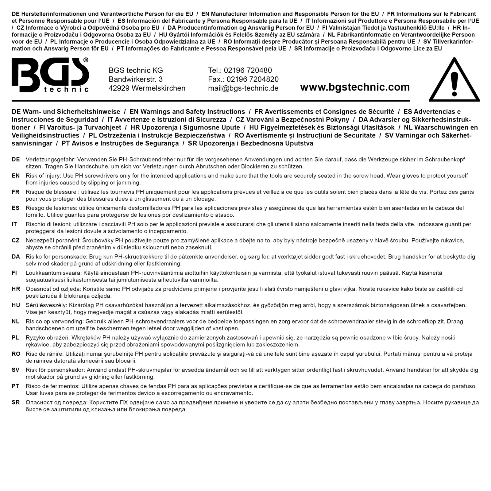 BGS Screwdriver
