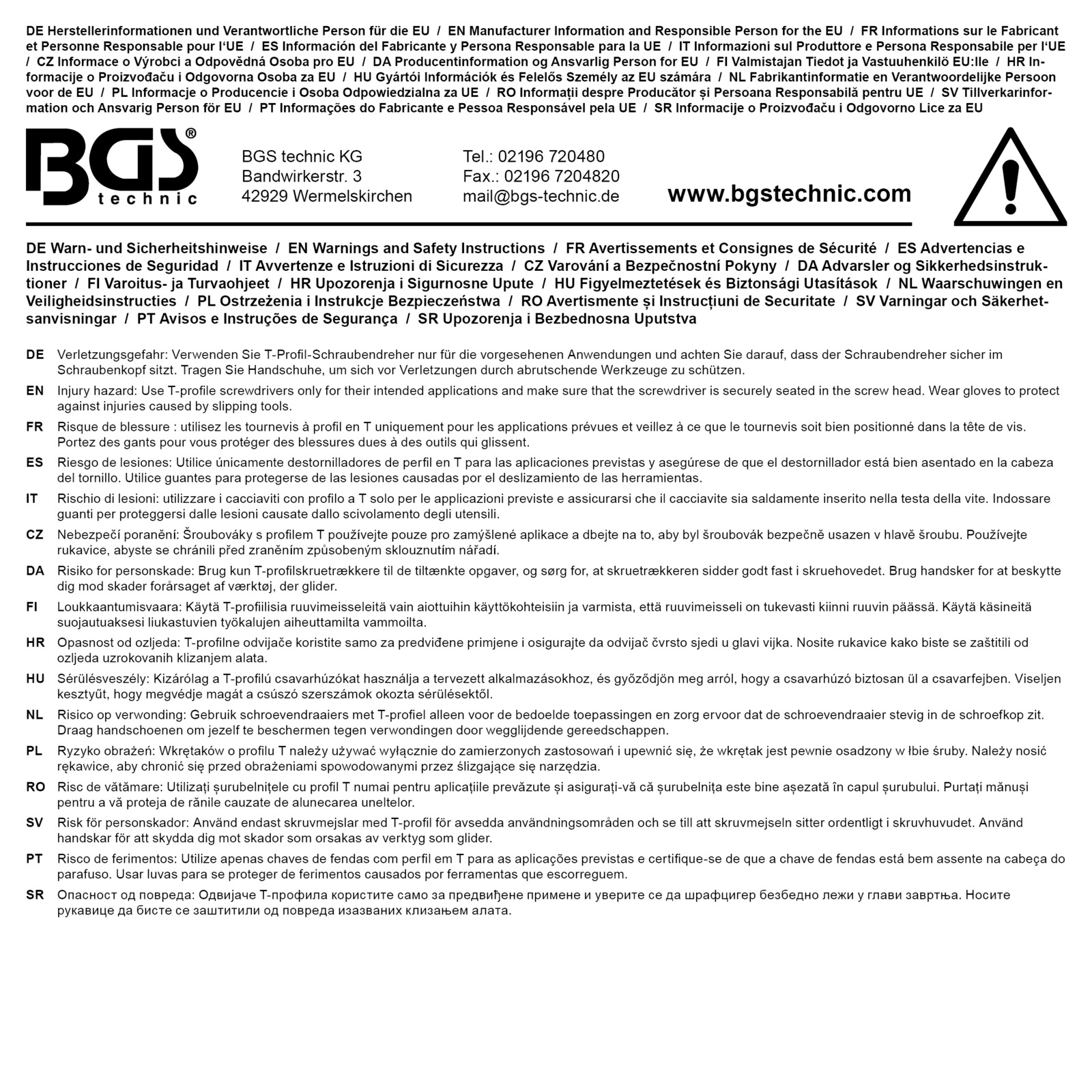 BGS Screwdriver Set