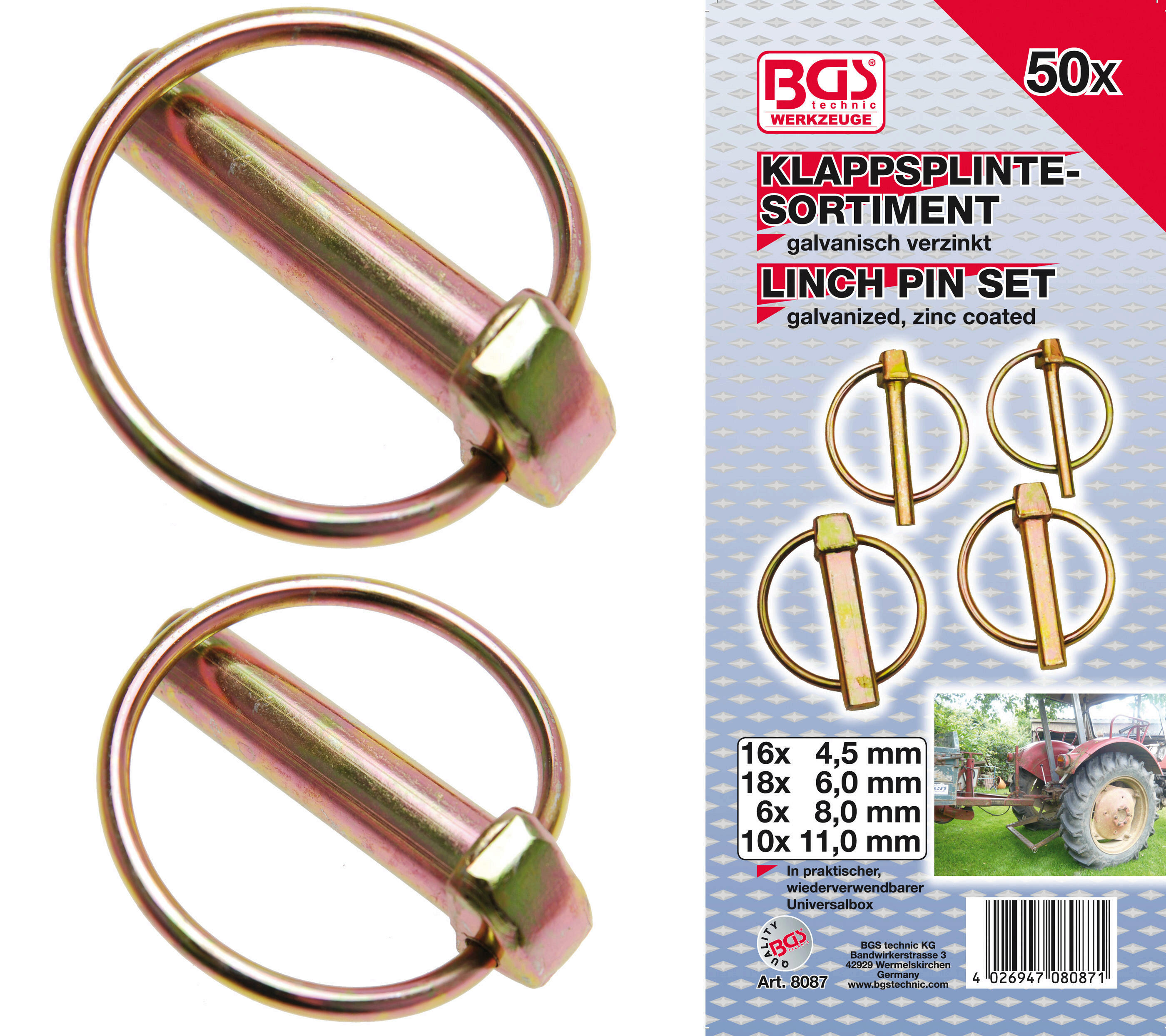 BGS Assortment, cotter pins