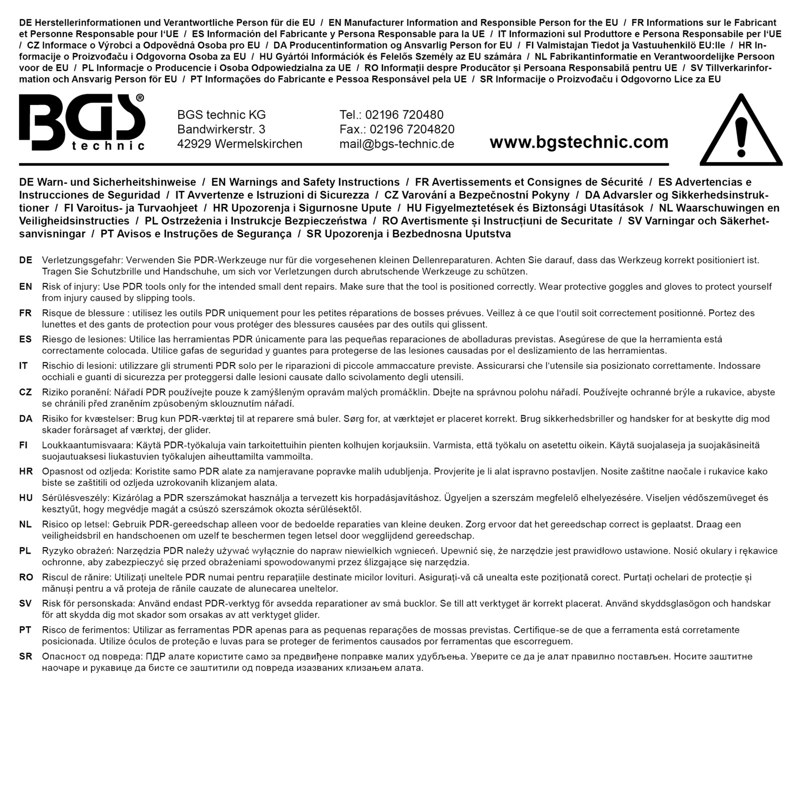 Ausbeul-Pads | für Art. 865 | 12-tlg.