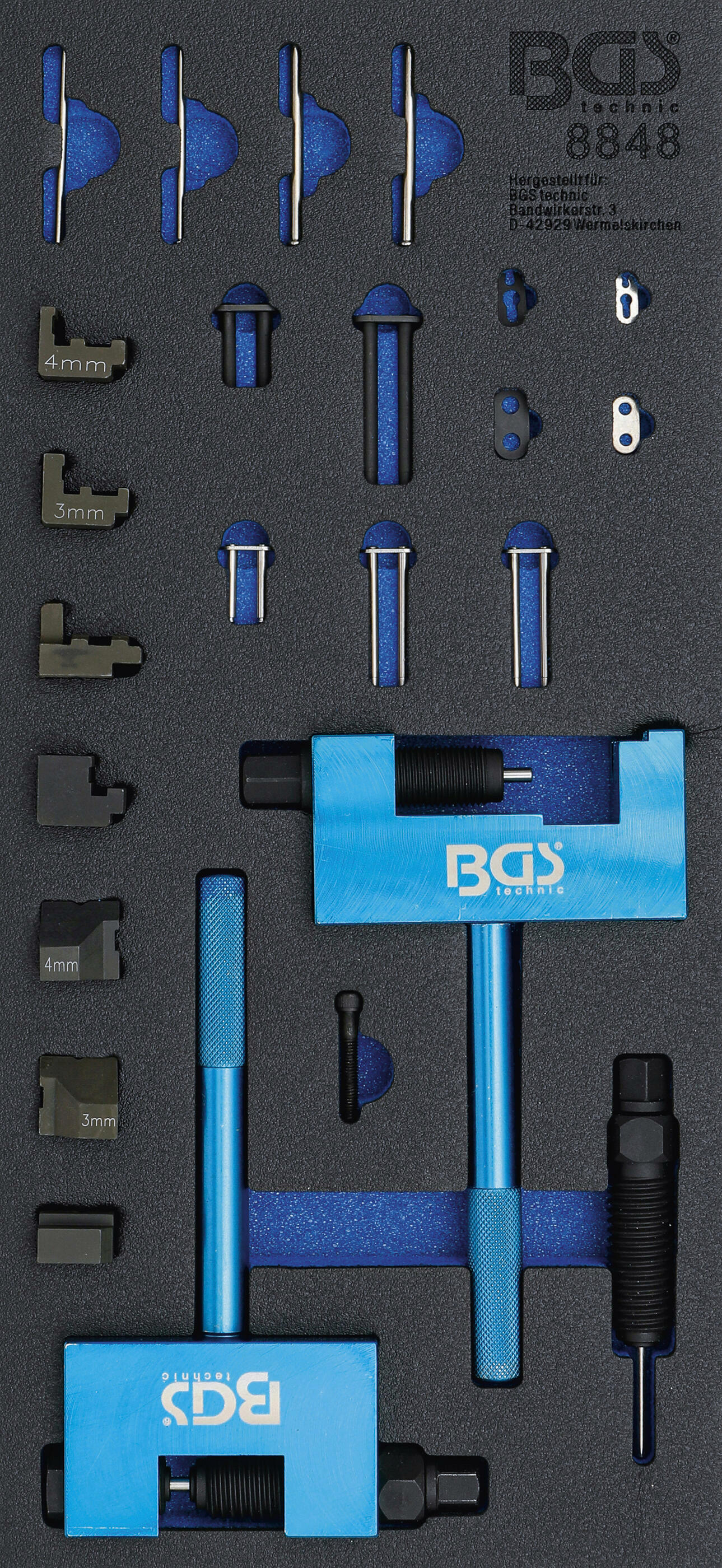 BGS Timing Chain Rivet Extraction/Insertion Device