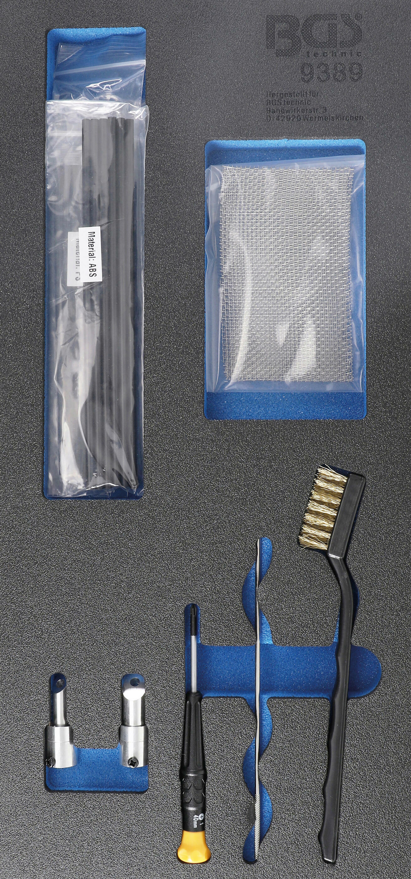 Werkstattwageneinlage 1/3: Verbrauchsmaterial | für Kunststoff-Reparatur...