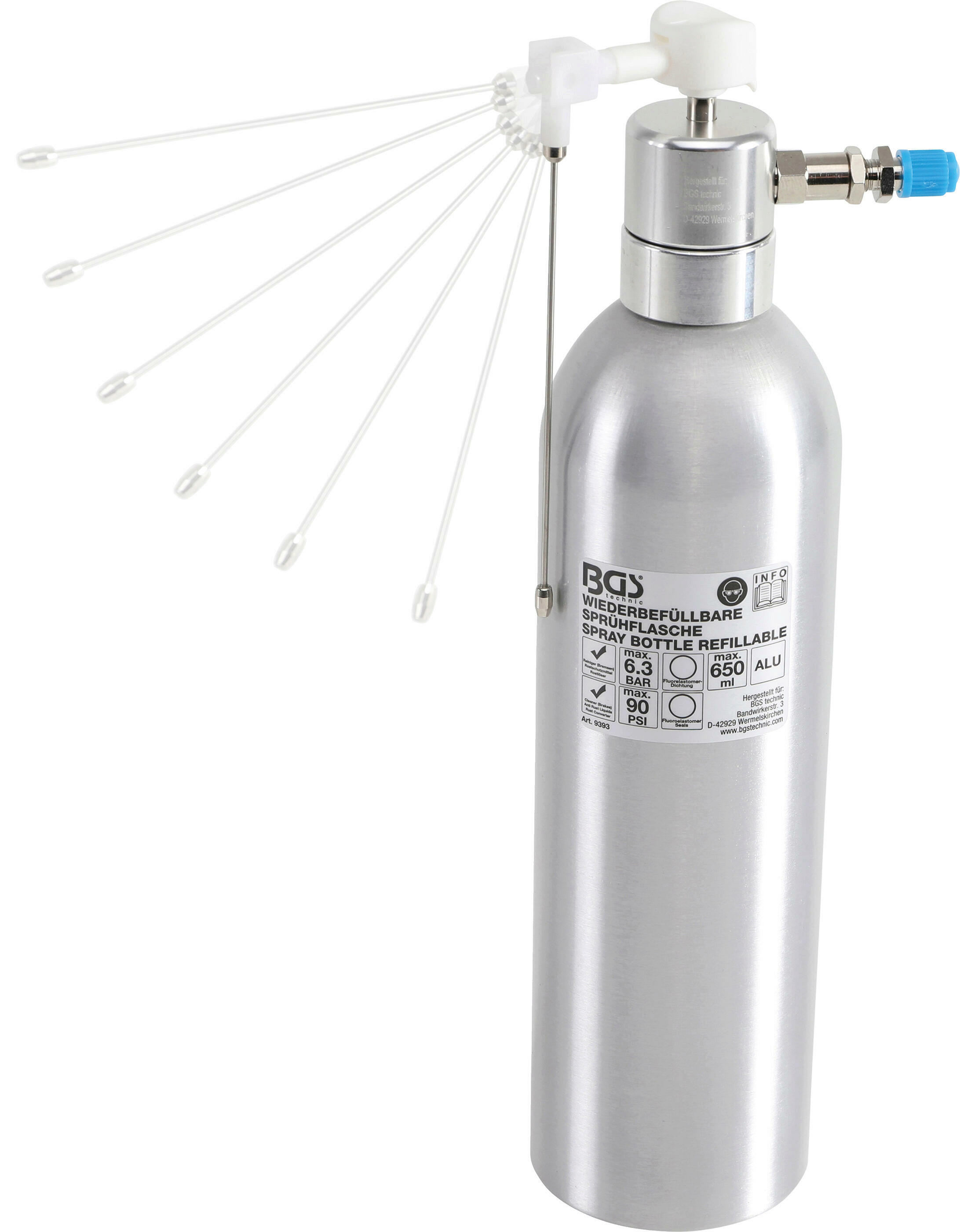 BGS Spray Bottle, compressed air