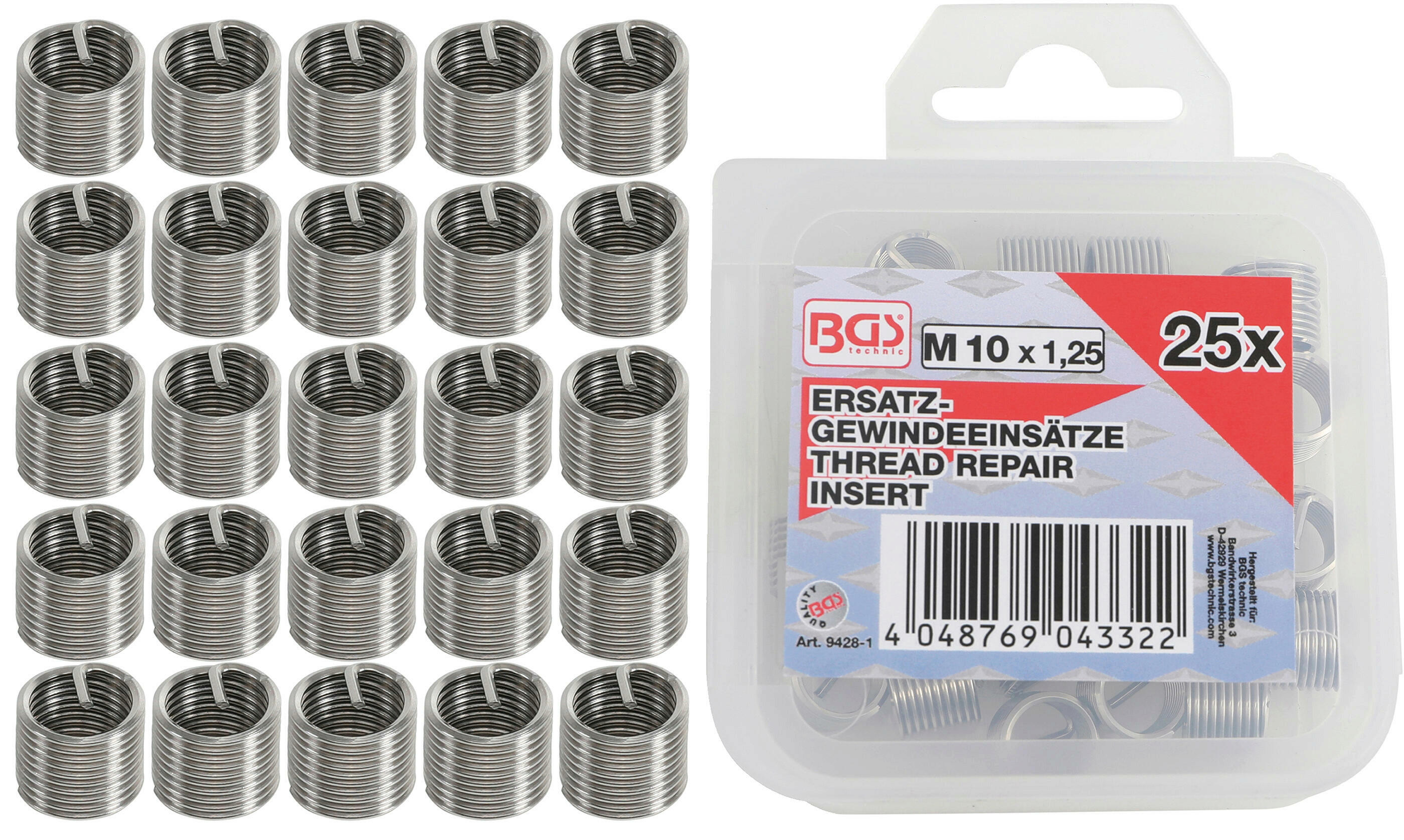 BGS Tool Assortment, thread insert