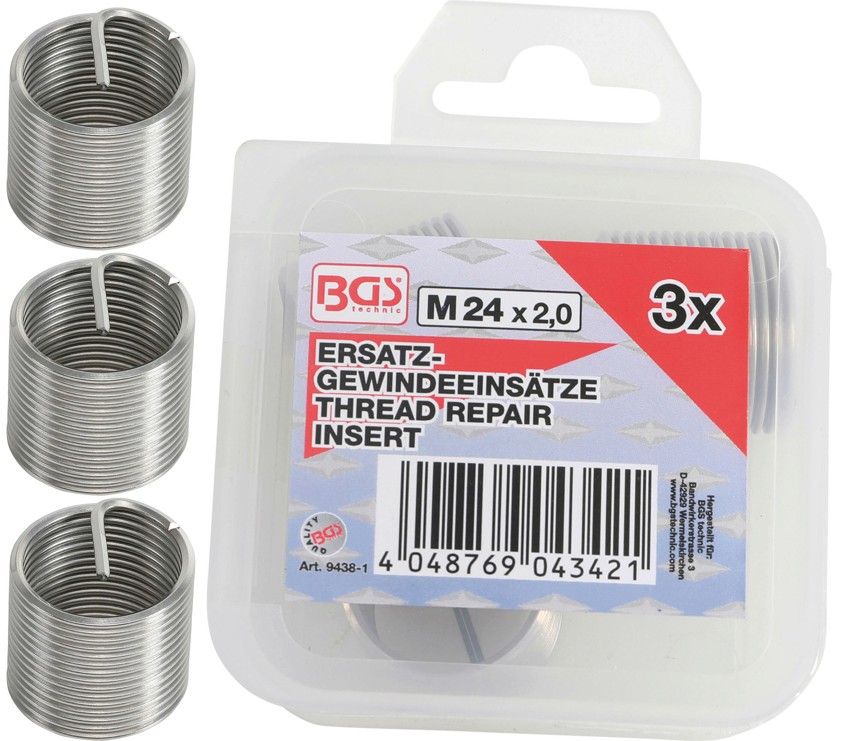 BGS Tool Assortment, thread insert