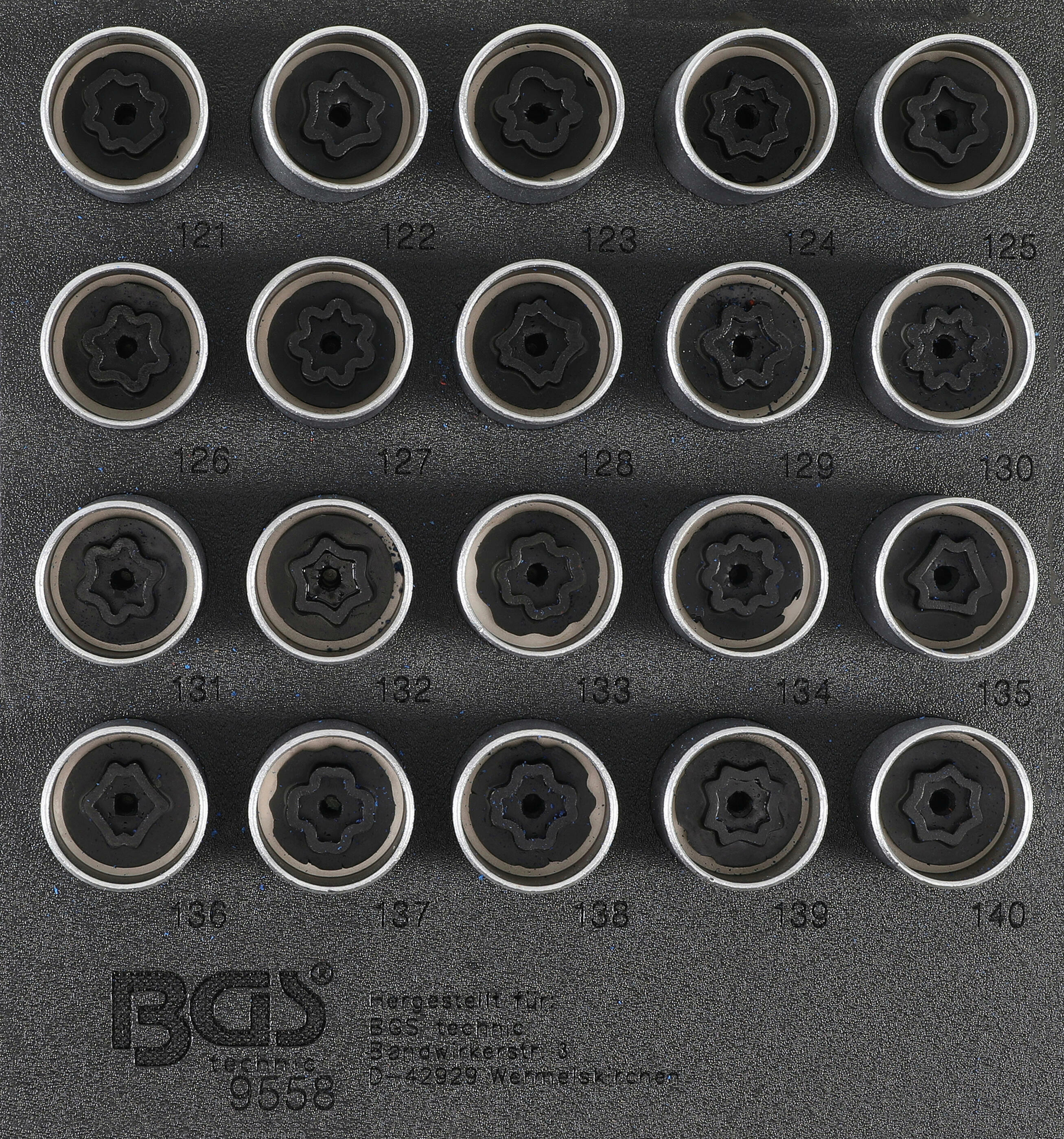 BGS Wheel Lock Removal Kit