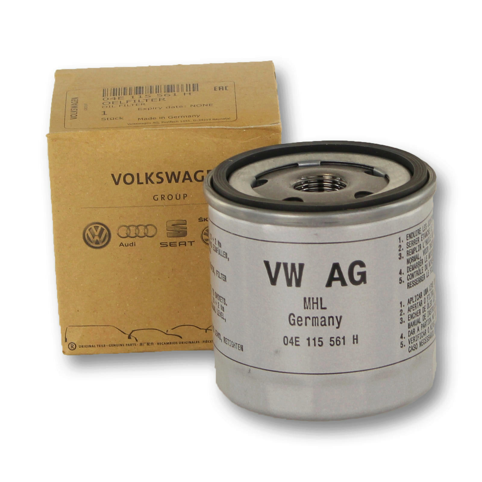 Original OE VAG Ölfilter für VW Tiguan Sharan Seat Ibiza 4 Audi A3 ...