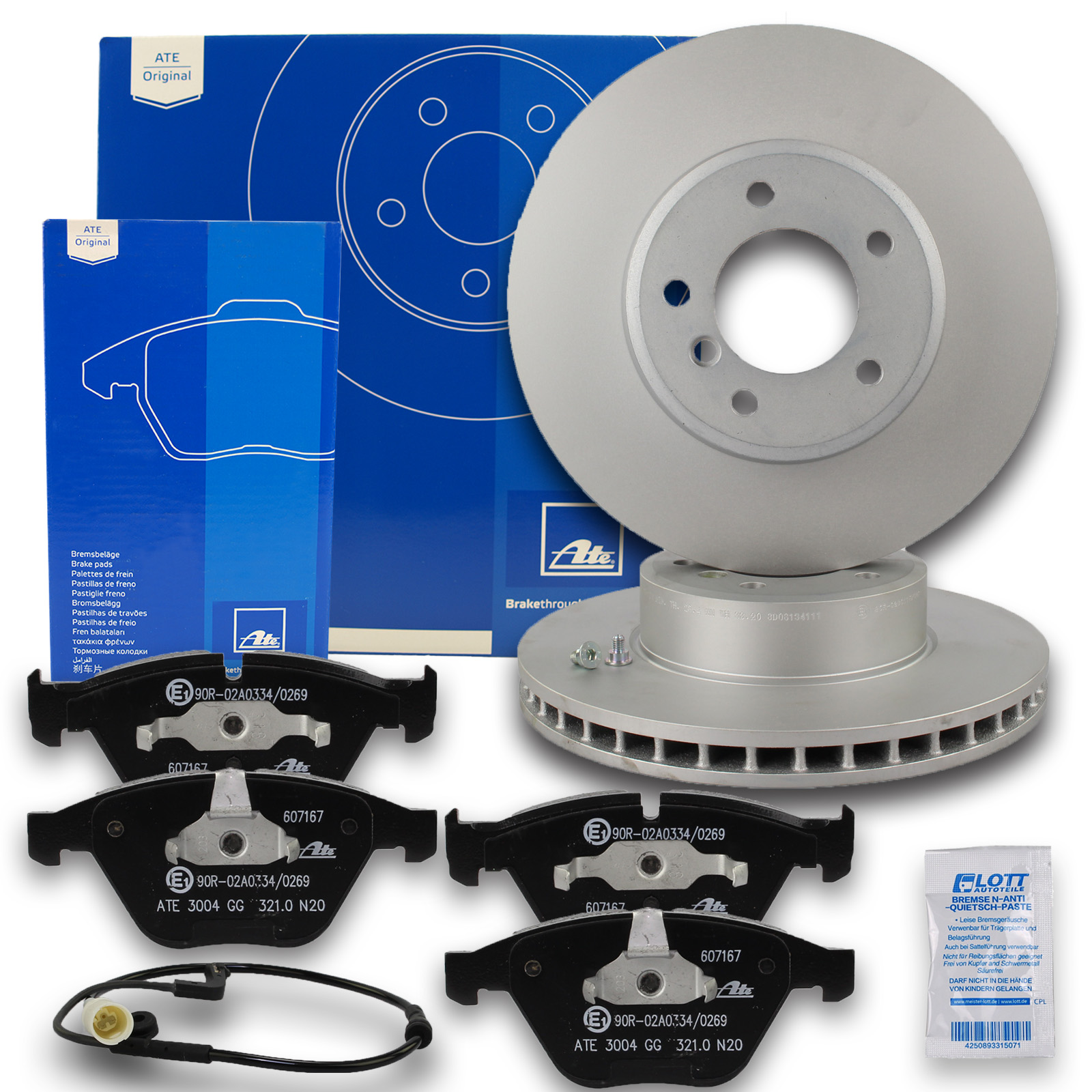 BREMSSCHEIBEN + BREMSBEL&Auml;GE
