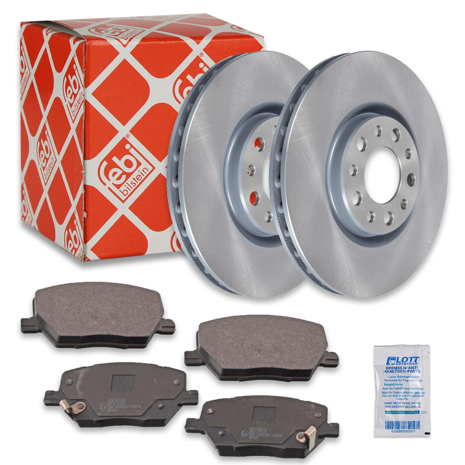 FEBI Bremsscheiben & Beläge Ø305,3 mm vorne passend für Fiat 500X (334_) 1.4
