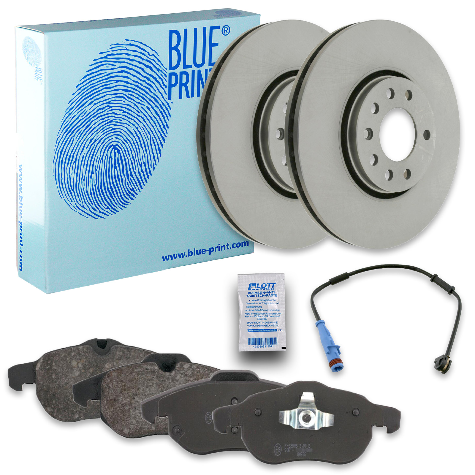 Blue Print Bremsscheiben &Oslash;302mm+Bel&auml;ge vorne passend f&am...