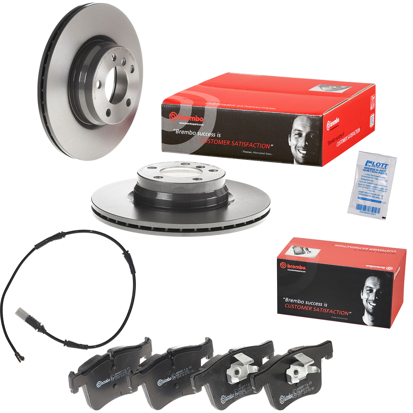 Brembo Bremsscheiben 330mm + Bremsbeläge Vorne passend für BMW 3 F3...