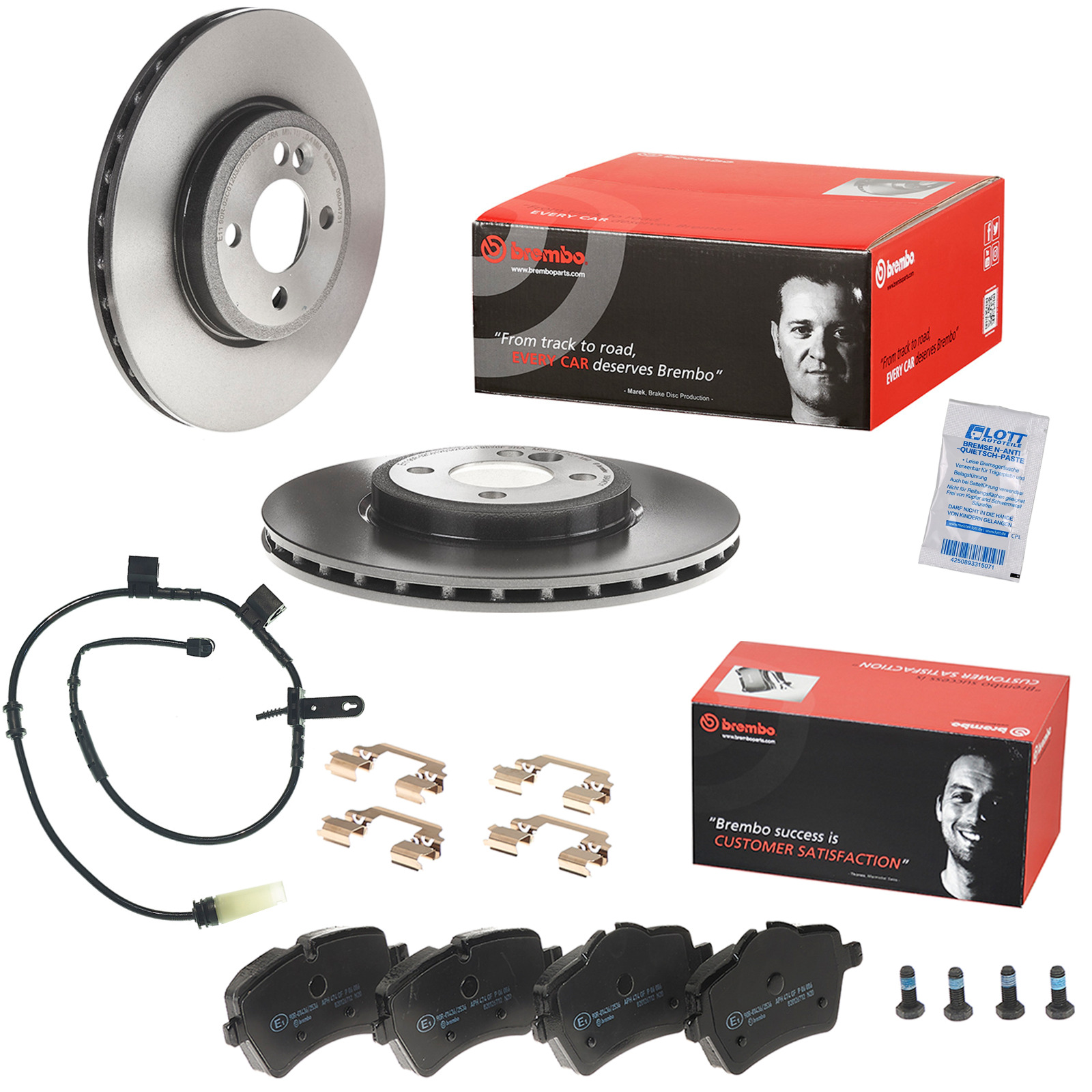 Brembo Bremsscheiben 294mm + Bremsbel&auml;ge Vorne passend f&uuml;r Mini Cooper S Clubman