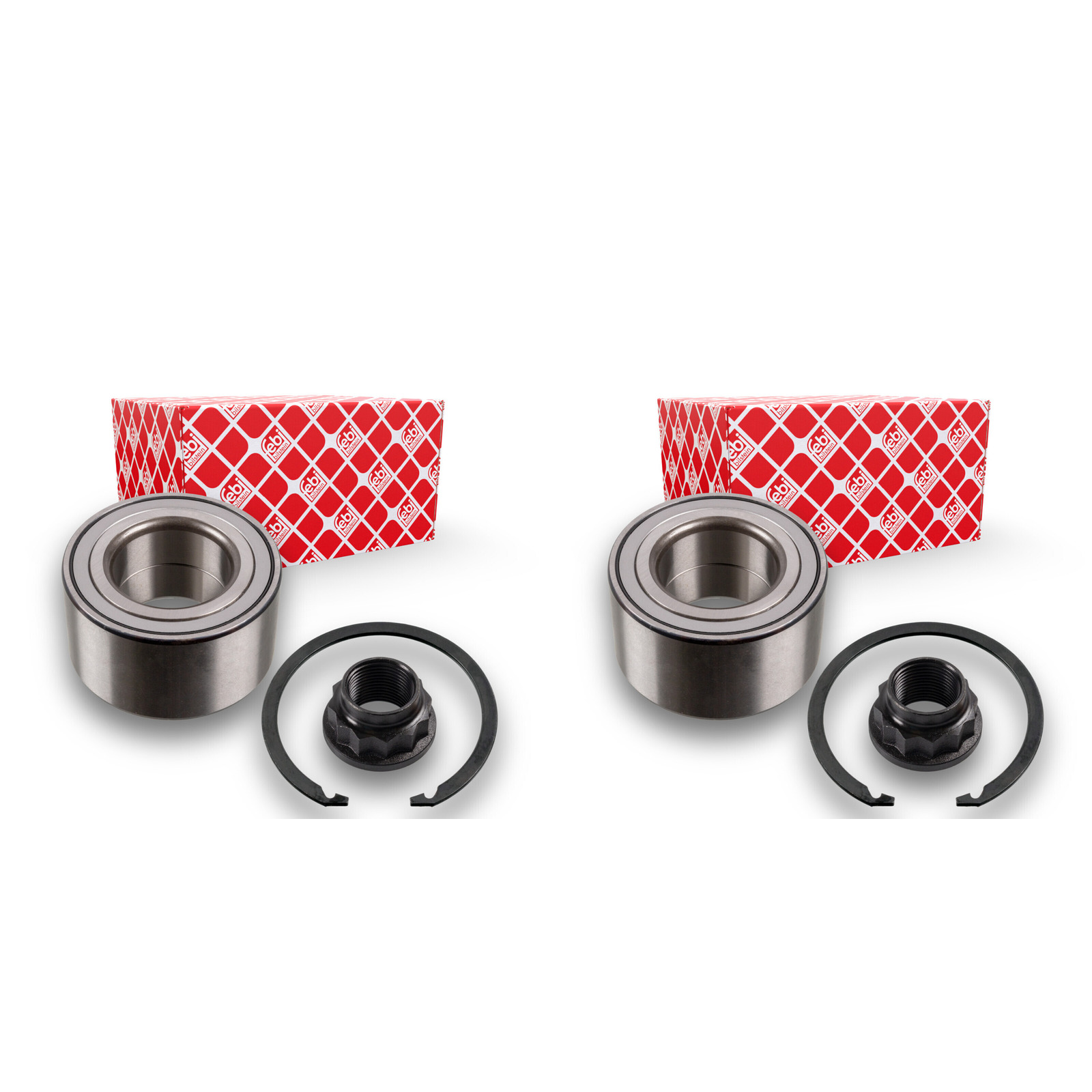 2x Febi Radlagersatz Radlager Vorne passend f&uuml;r Toyota Avensis 2 Lexus RX Camry