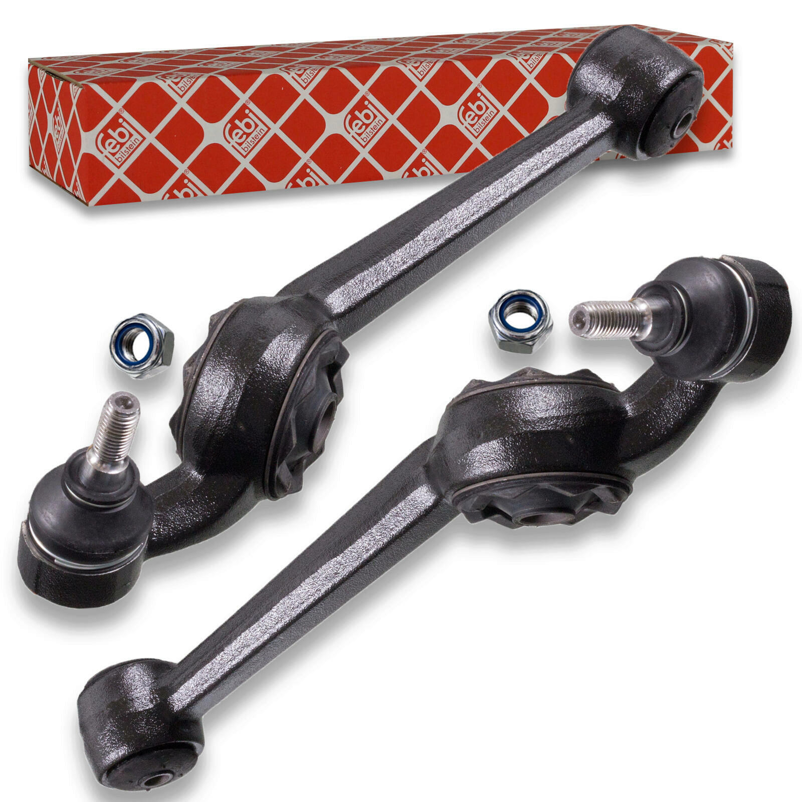 2x Febi Querlenker mit Schrauben und Muttern passend f&uuml;r Ford Sierra 2 2.0 Dohc