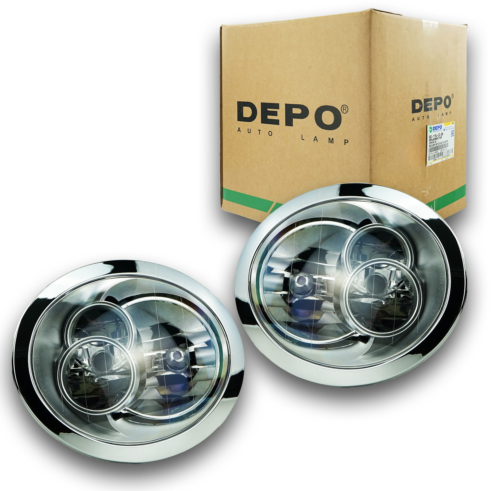 Hauptscheinwerferset Scheinwerfer passend für MINI R50 R53 Cooper One ab...