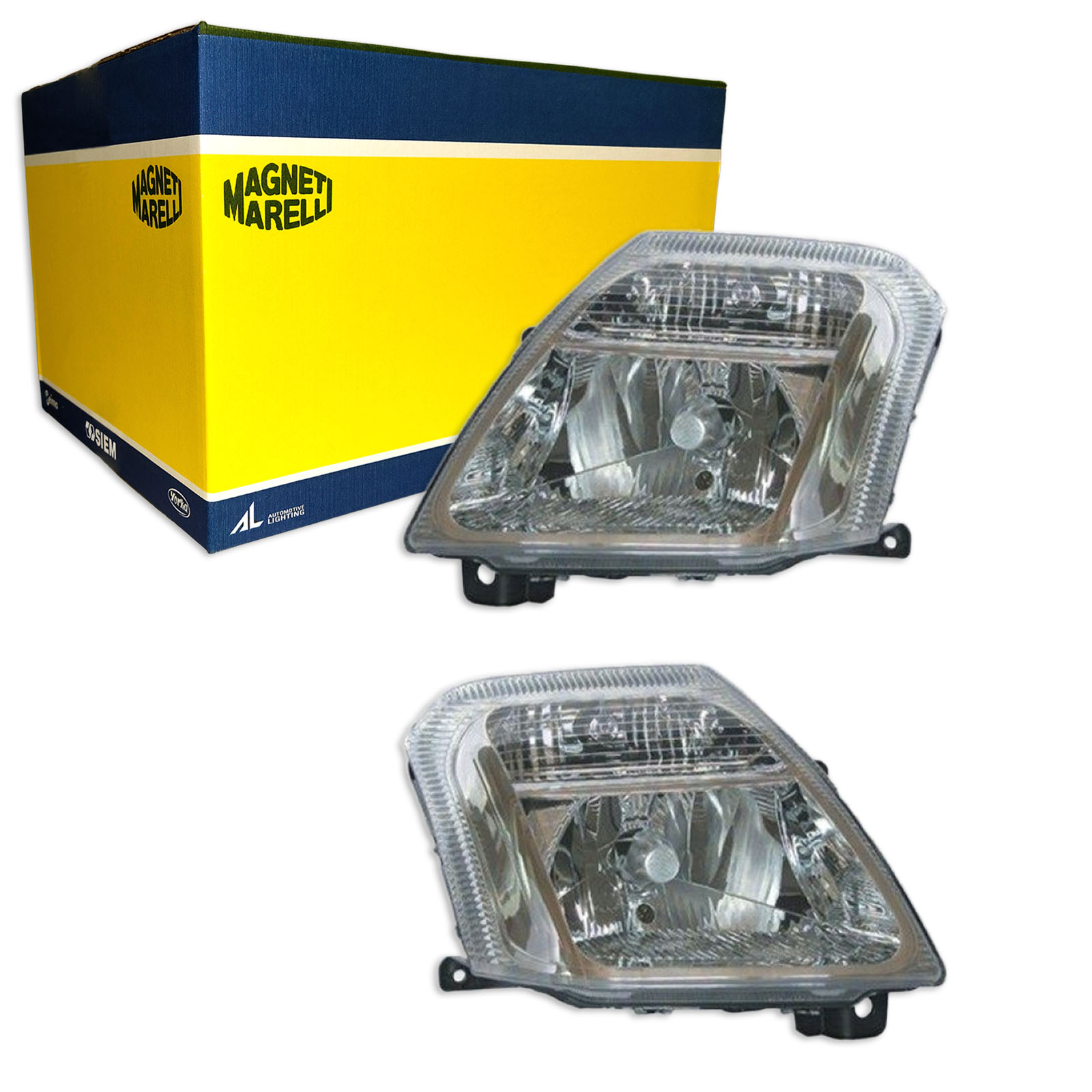 Magneti Marelli Hauptscheinwerfer H4 links + rechts passend für Citroen C2 1.1