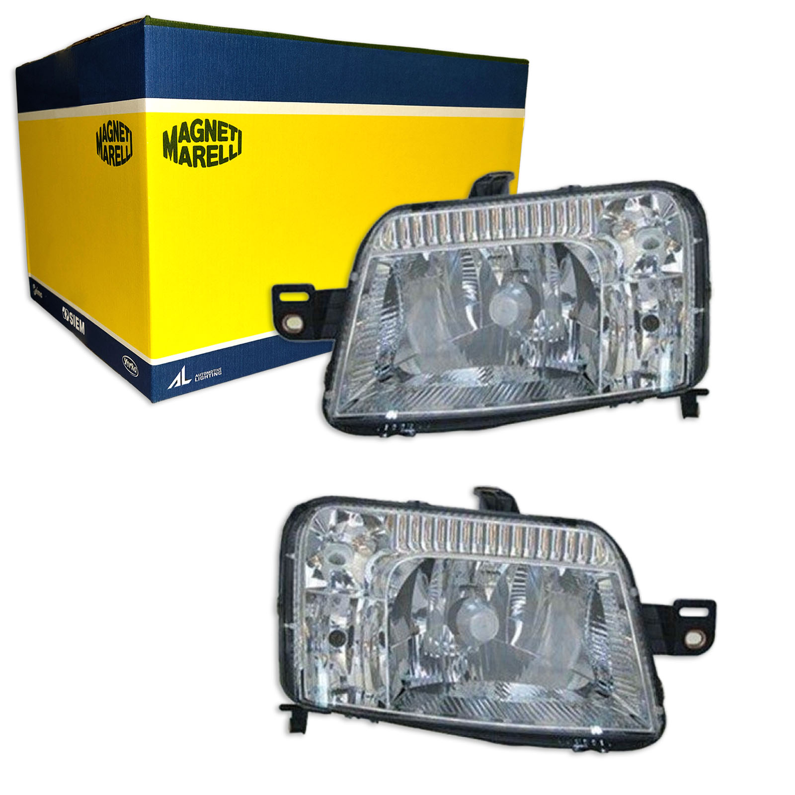 Magneti Marelli Hauptscheinwerfer H4 links + rechts passend für Fiat Pan...