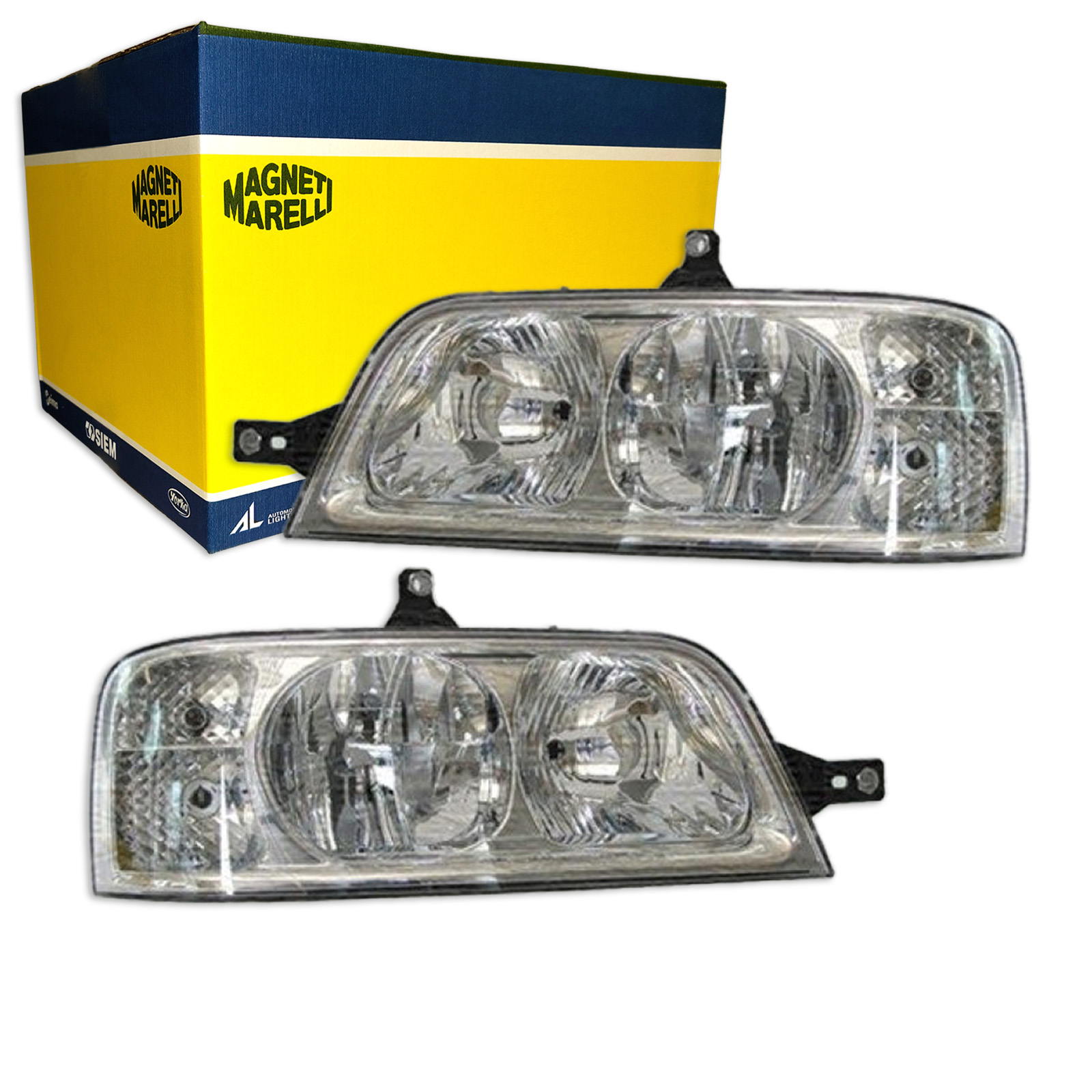 Magneti Marelli Hauptscheinwerfer H1 H7 links + rechts passend für Fiat ...