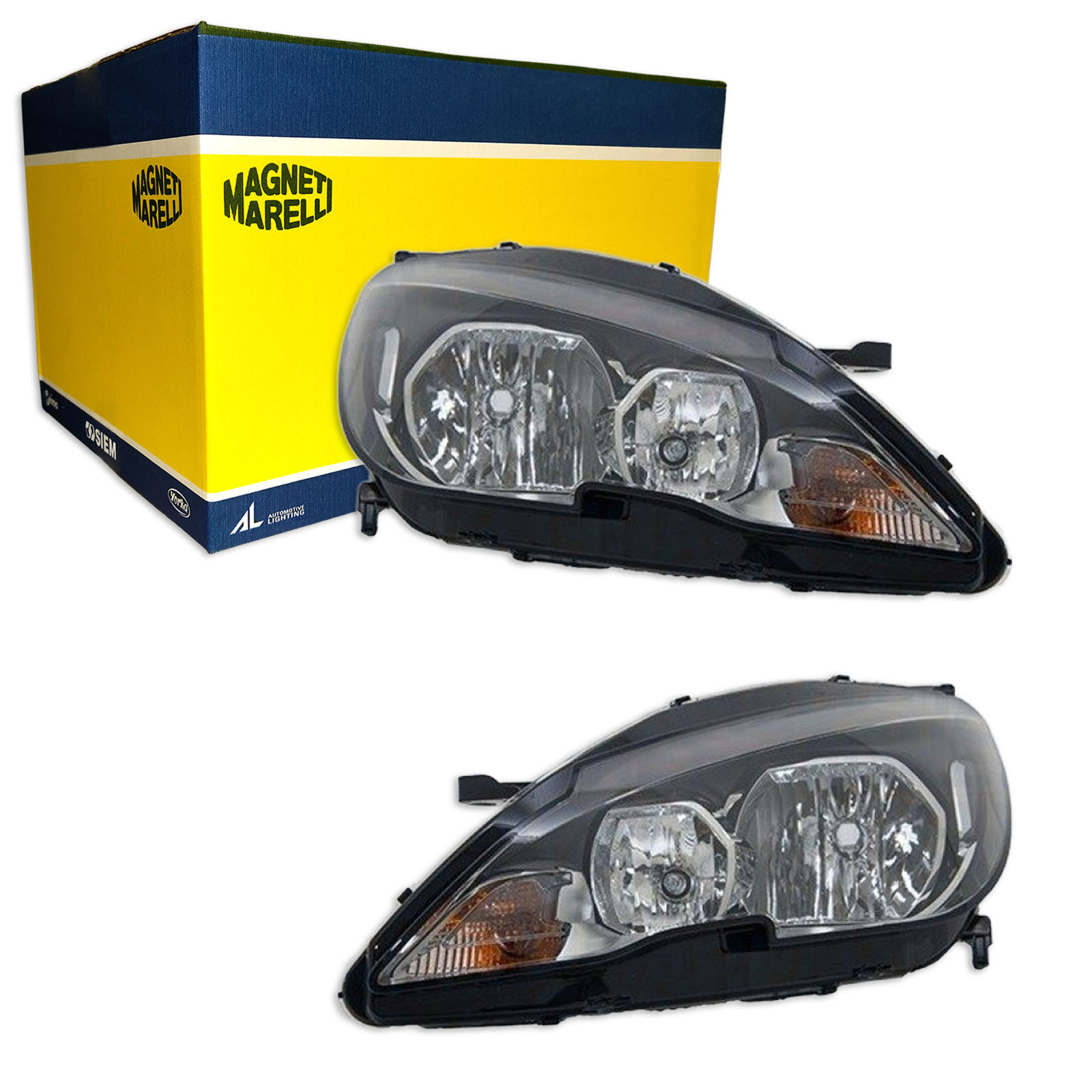Magneti Marelli Hauptscheinwerfer H7 HB3 links + rechts passend für Peug...