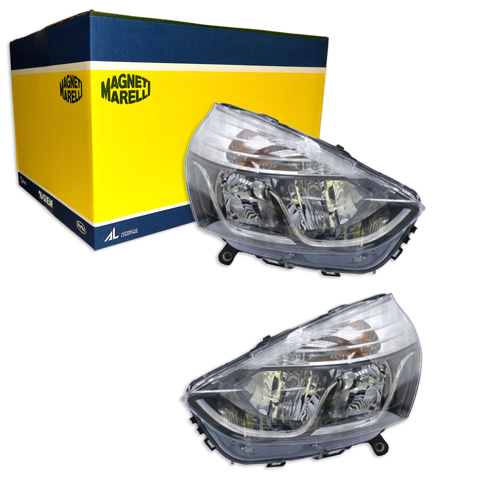 Magneti Marelli Hauptscheinwerfer links + rechts passend für Renault Cli...