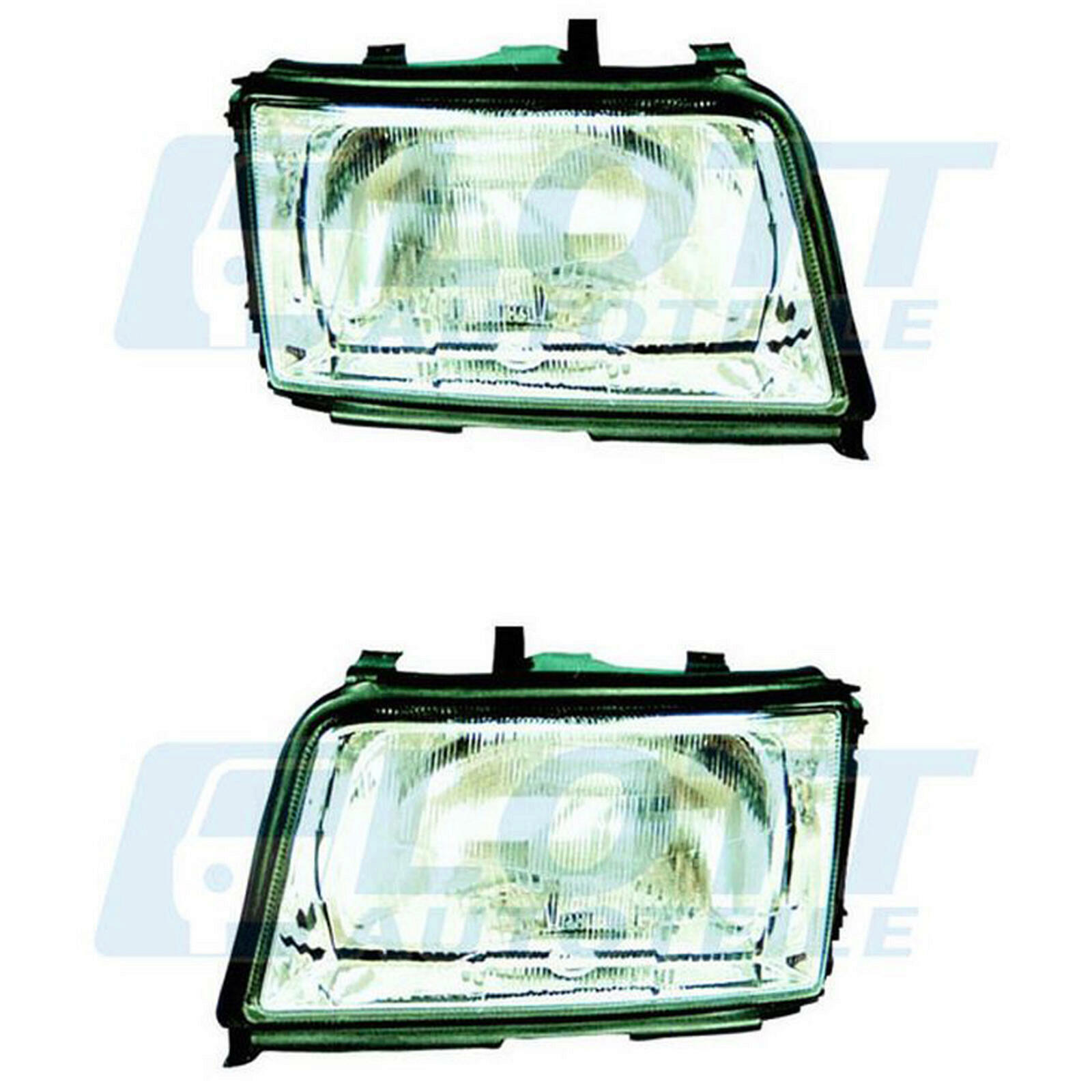 Hauptscheinwerfer H4 links + rechts passend für Audi 100 C4 4A2 2.6 2.3 ...