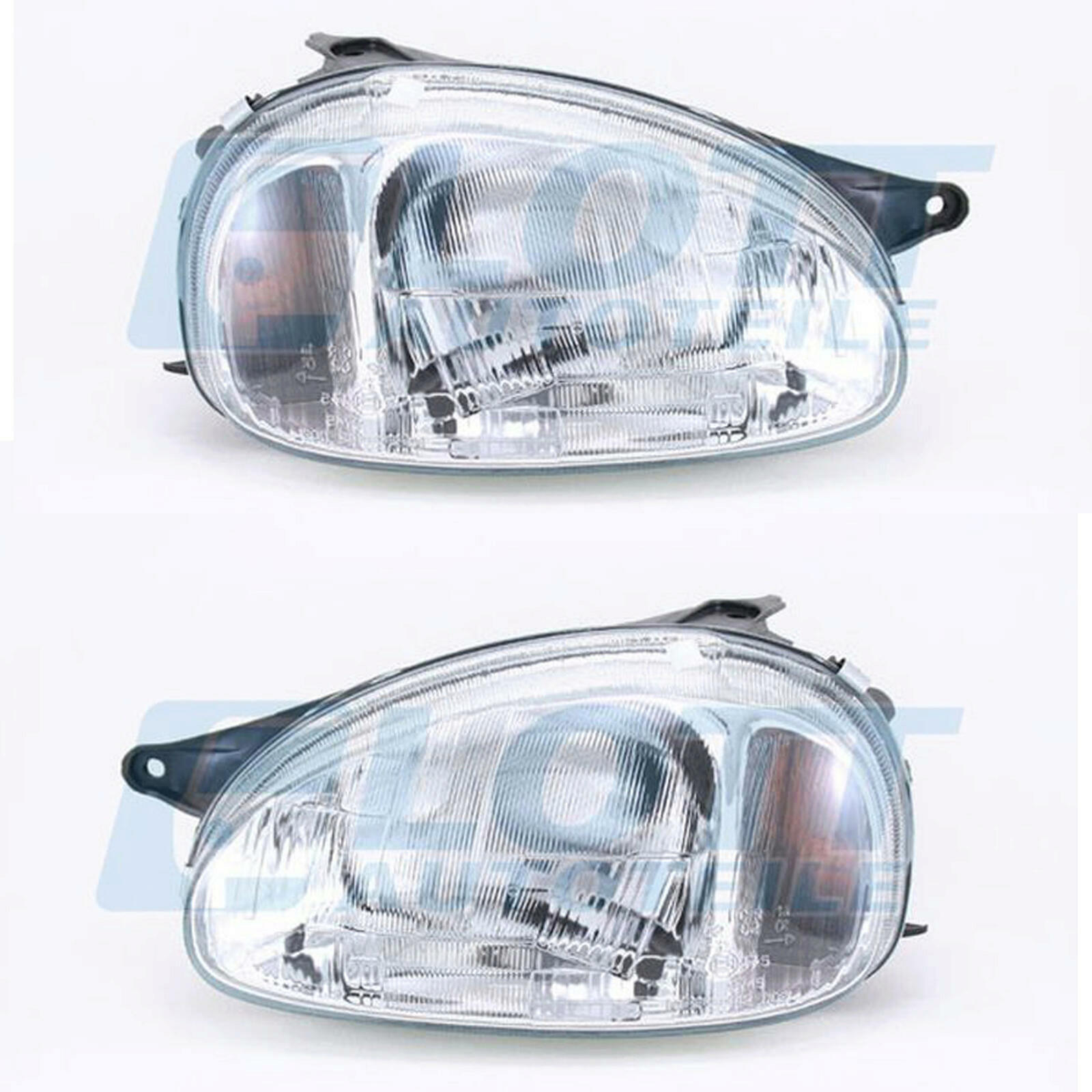 Hauptscheinwerfer H4 links + rechts passend für Opel Corsa B 1.0 12V 1.4...