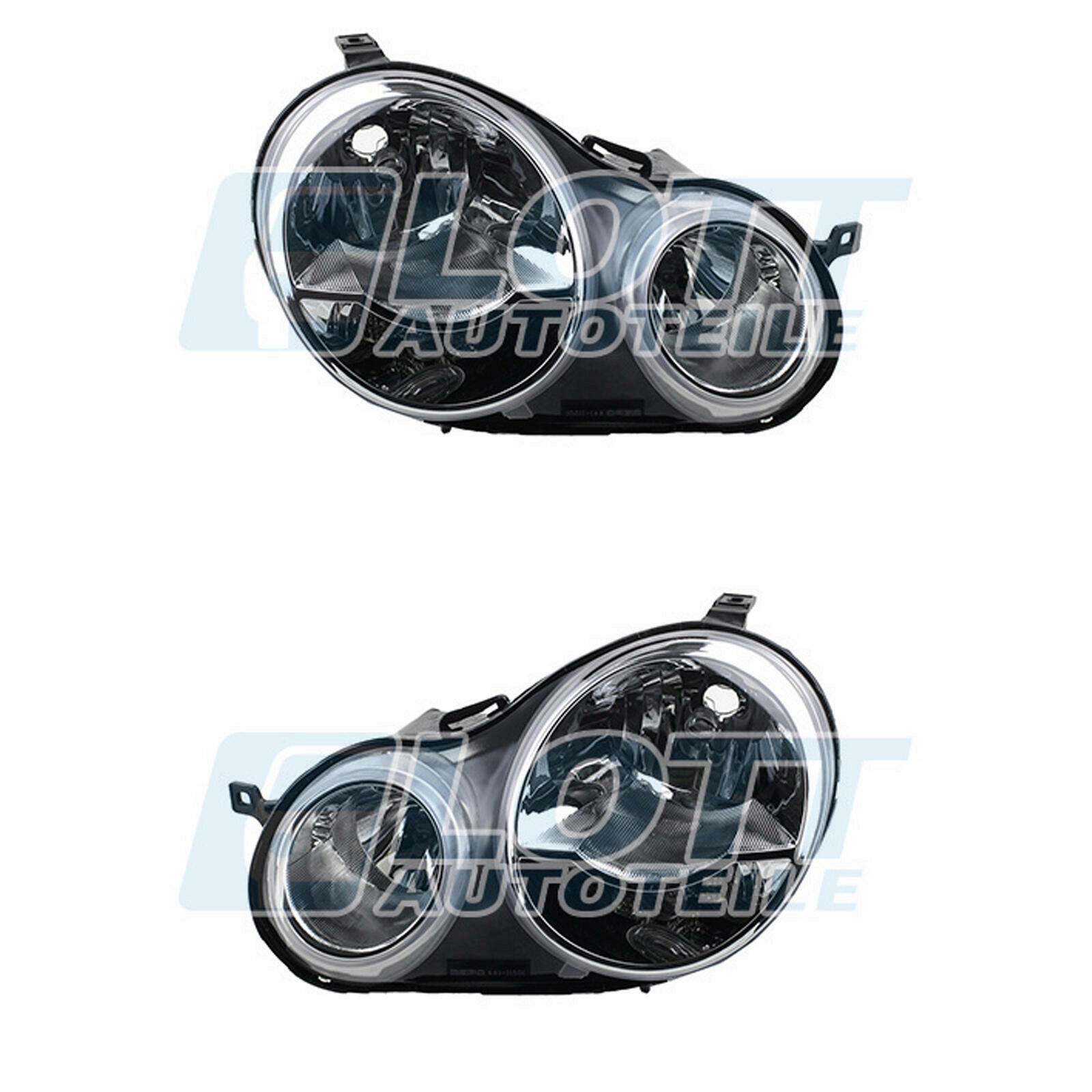Hauptscheinwerfer H7 H1 links + rechts passend für VW Polo 4 1.2 bis BJ ...